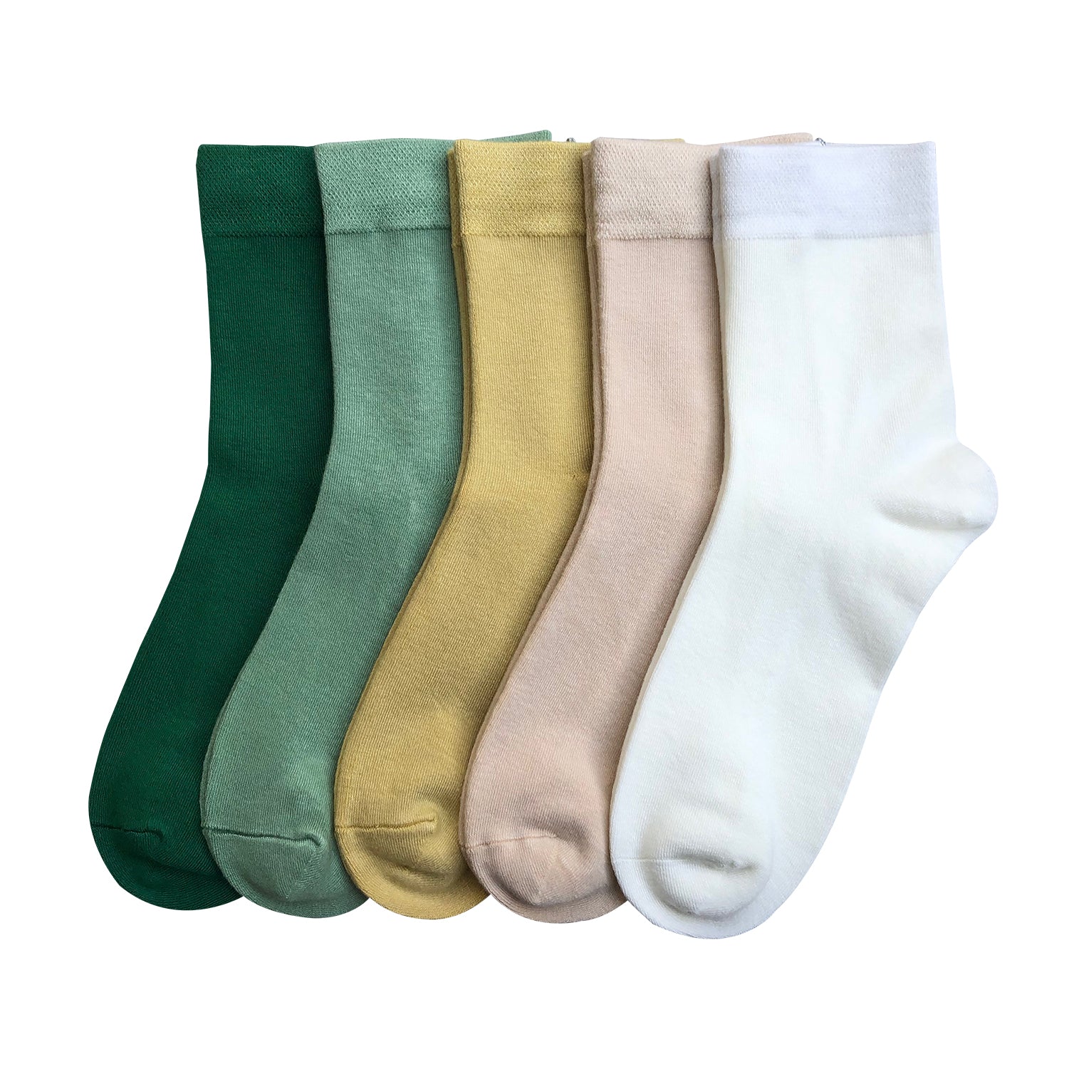 Women Ankle Socks Bamboo Crew Thin Ankle Height Boot Color Anti Odor Soft Breathable Sock 5 Pairs - Serisimple