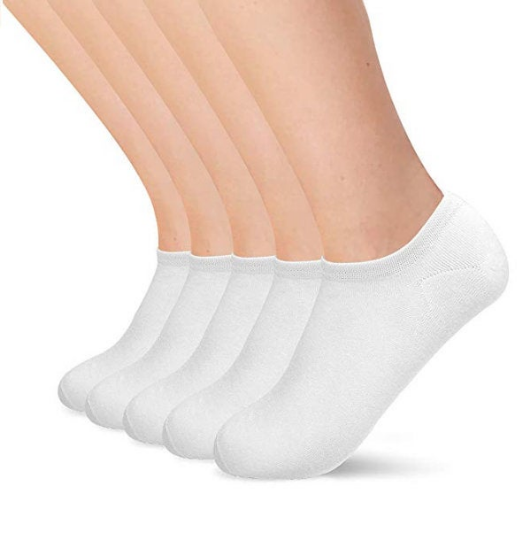 MD Bamboo No Show Socks Seamless Toe Non Slip Invisible– All About Socks