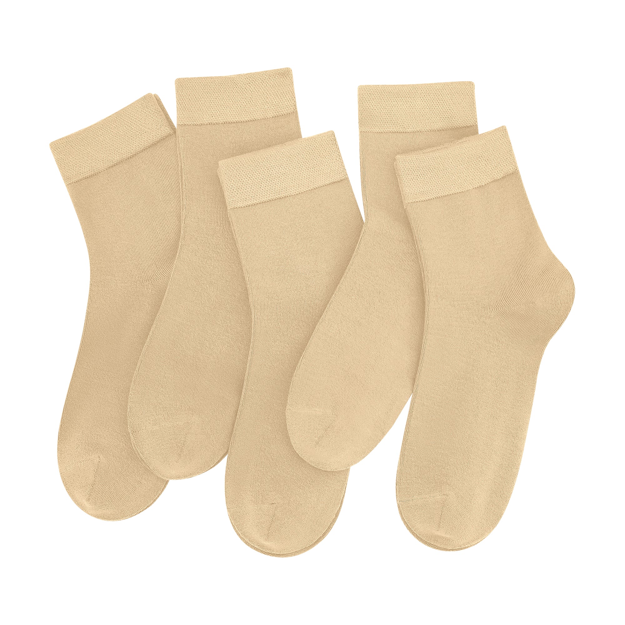 SERISIMPLE Women Ankle Socks Bamboo Crew Thin Ankle Height Boot Lightweight Color Anti Odor Soft Breathable Sock 5 Pairs