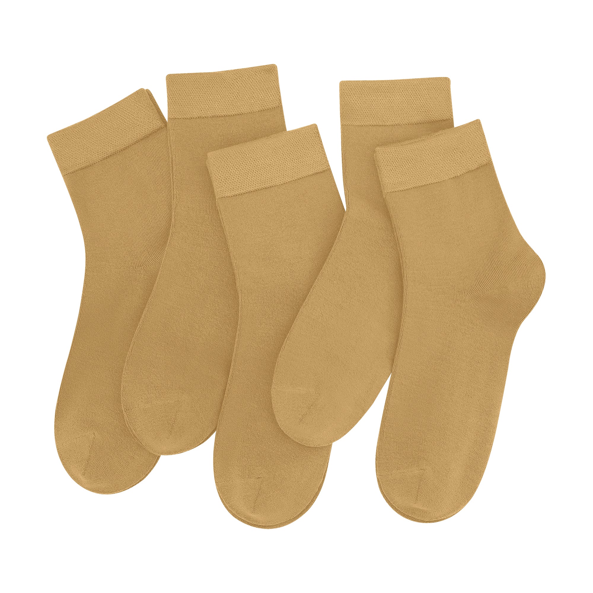 SERISIMPLE Women Ankle Socks Bamboo Crew Thin Ankle Height Boot Lightweight Color Anti Odor Soft Breathable Sock 5 Pairs
