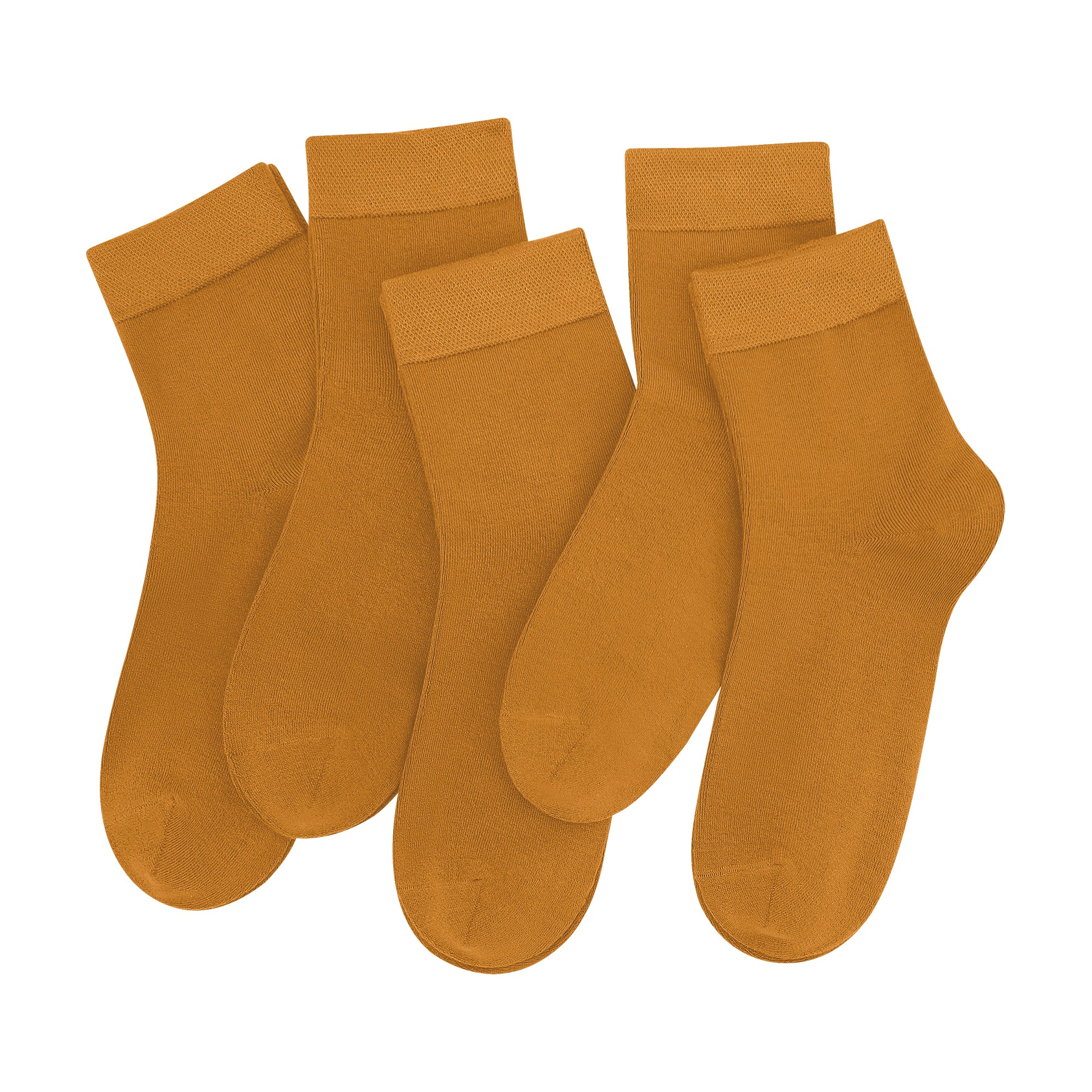 SERISIMPLE Women Ankle Socks Bamboo Crew Thin Ankle Height Boot Lightweight Color Anti Odor Soft Breathable Sock 5 Pairs