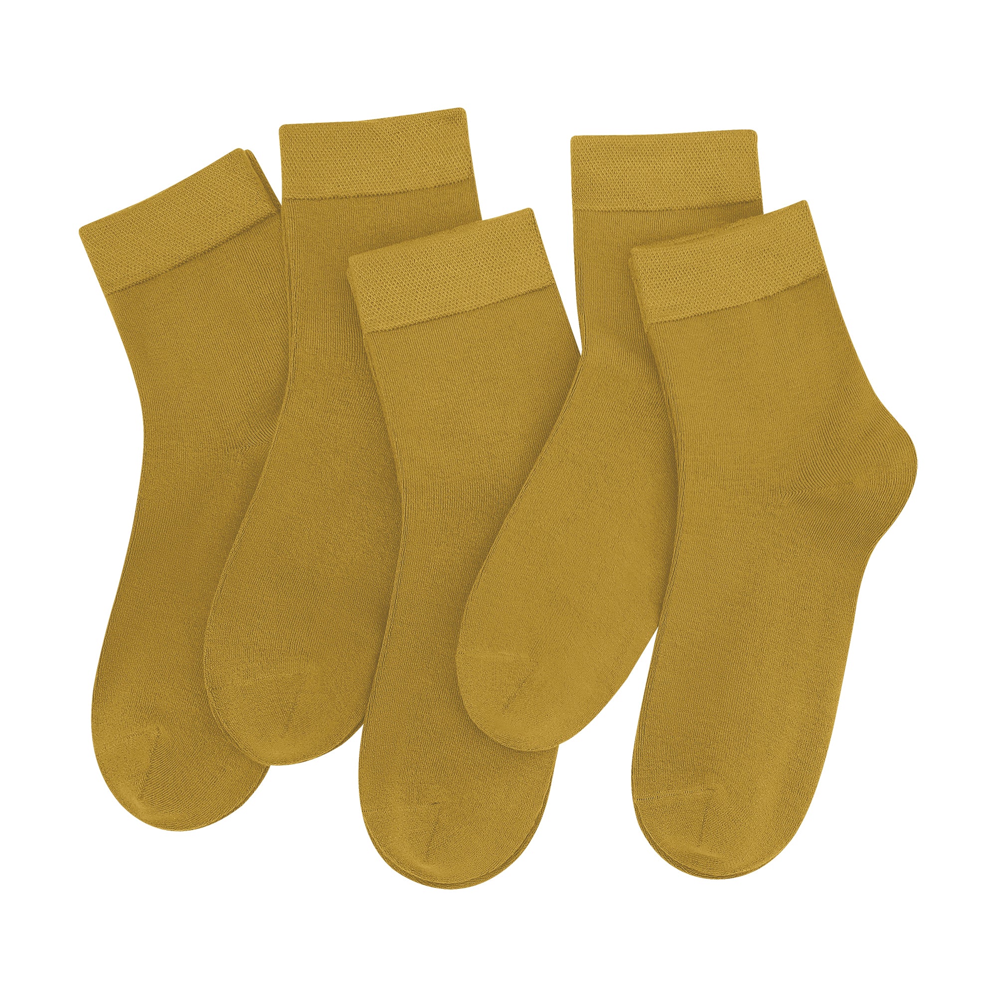 SERISIMPLE Women Ankle Socks Bamboo Crew Thin Ankle Height Boot Lightweight Color Anti Odor Soft Breathable Sock 5 Pairs