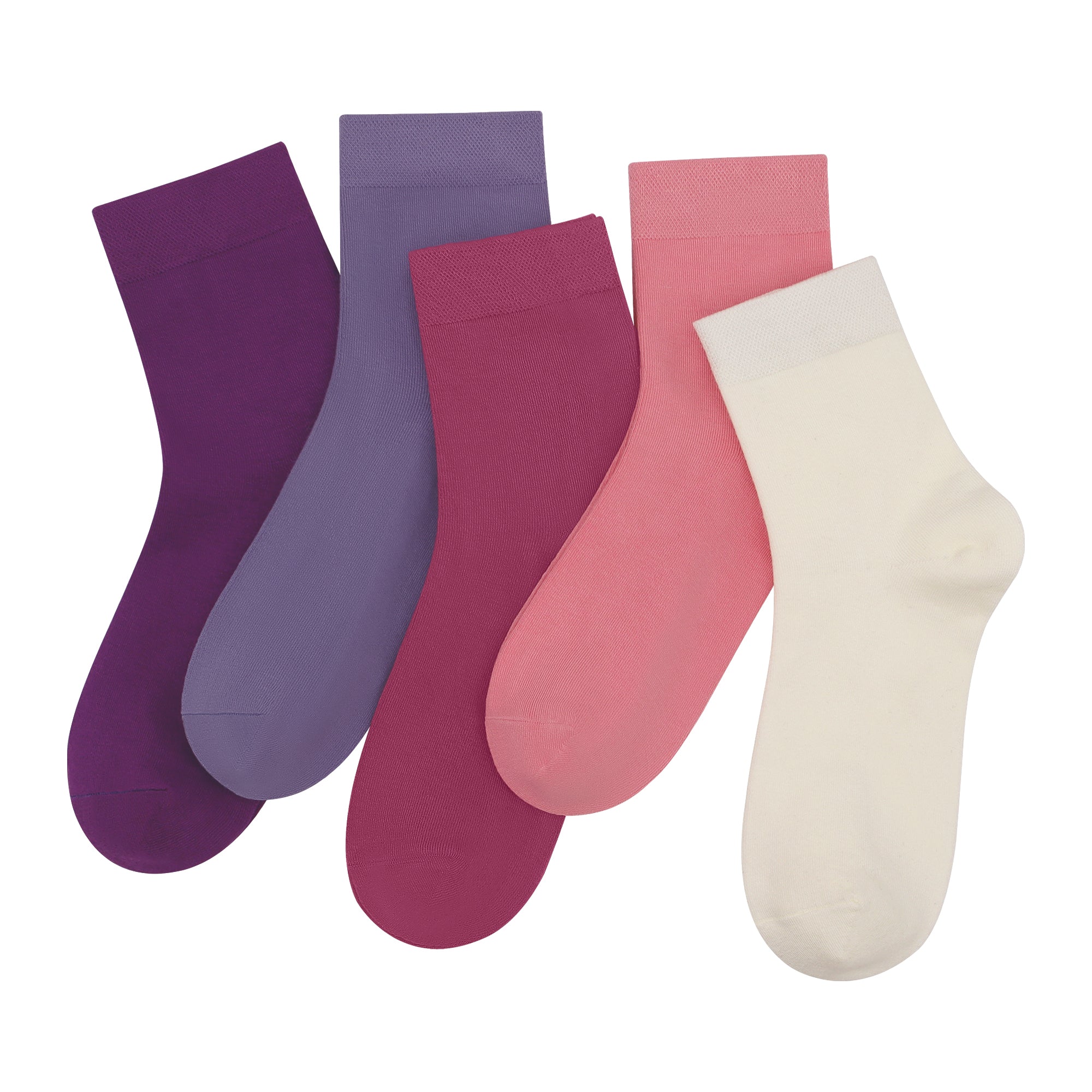 Women Ankle Socks Bamboo Crew Color Anti Odor Soft Breathable Sock