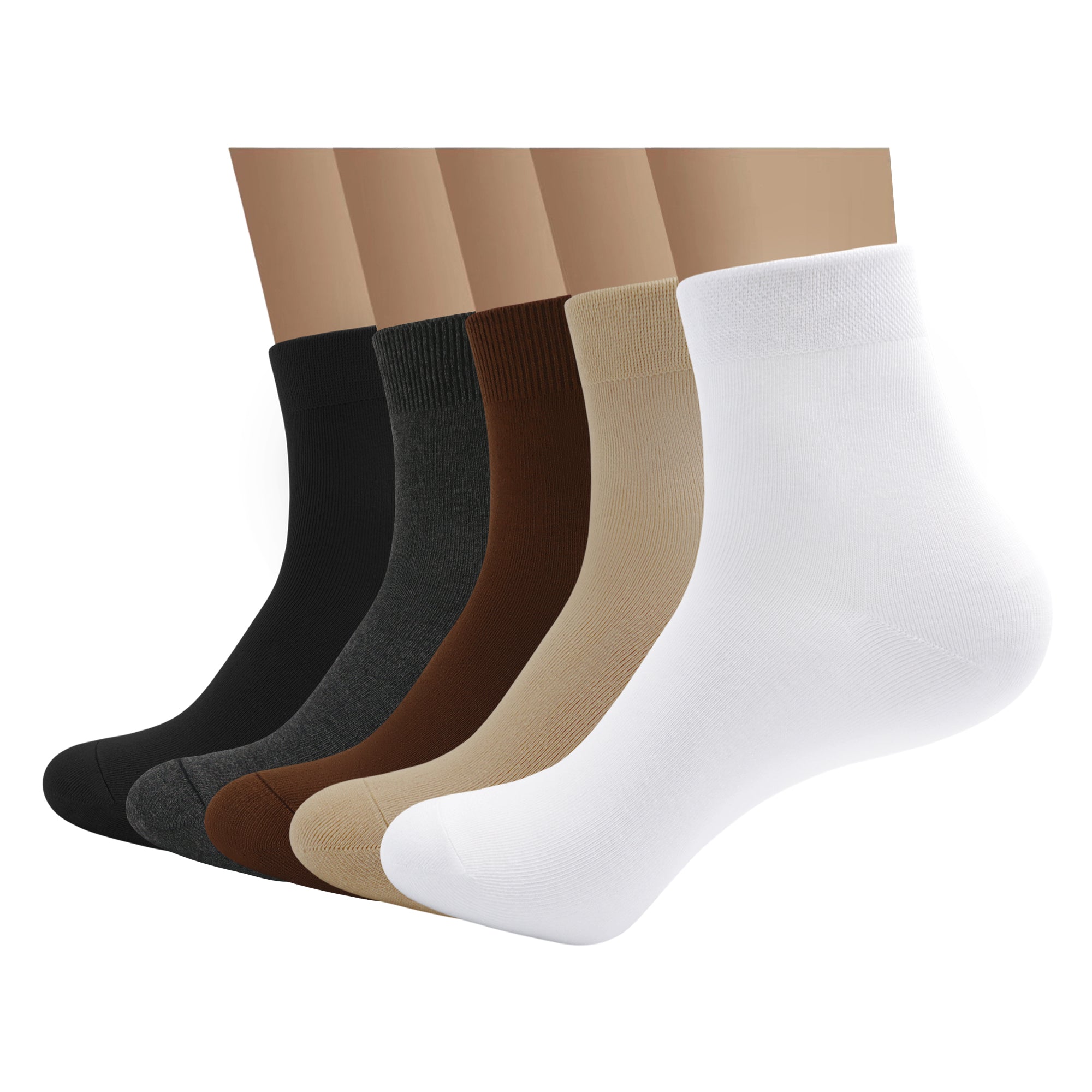 Bamboo Men sock Breathable Sock Low Quarter Thin Ankle Sock Comfort Cool soft Sock 5 Pairs