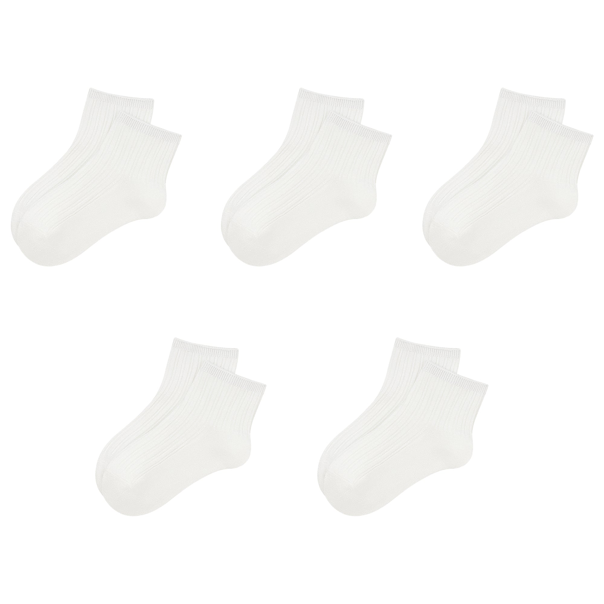 Viscose Bamboo Unisex Baby Boy Girl Socks Toddlers Ankle Crew Thin Soft Socks Stretch Breathable Newborn 5 Pairs