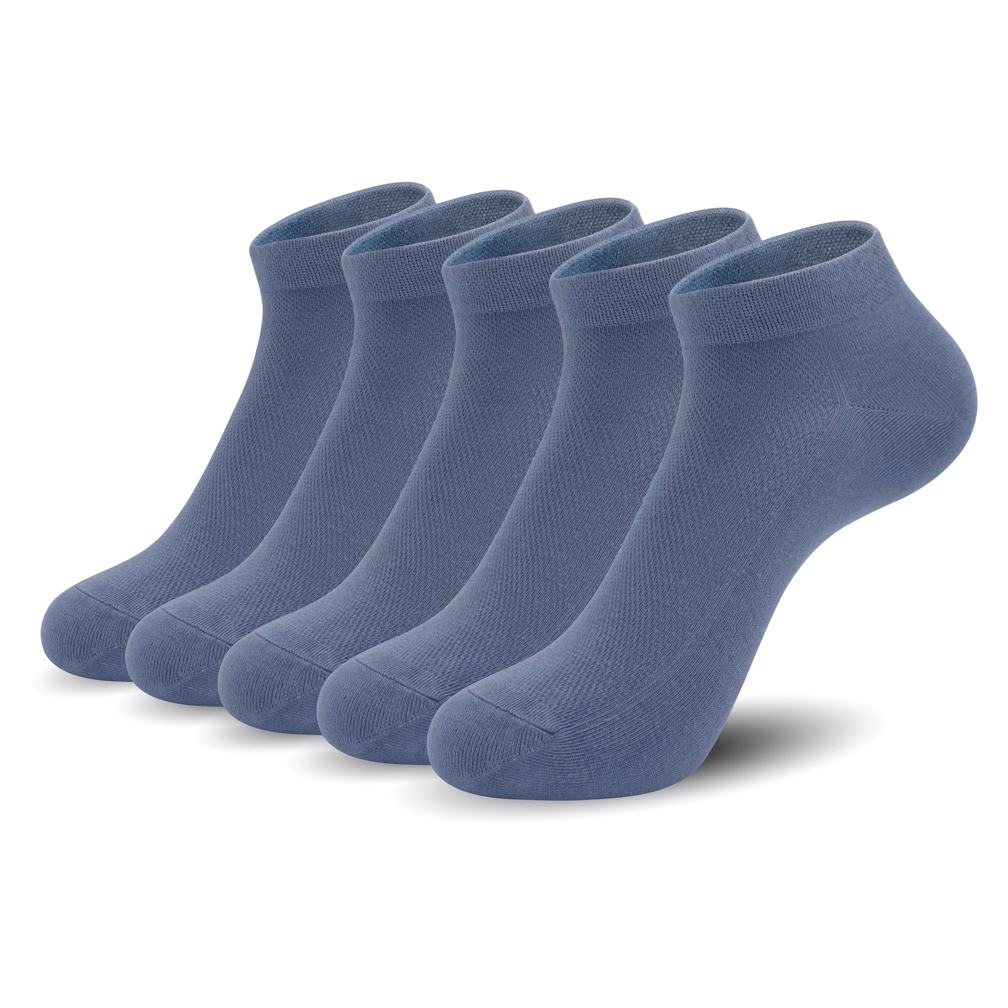 Women Mesh Ankle Socks Bamboo Summer Cool Socks Soft Ultra Thin Low Cut Sock 5 Pairs, 4-8/9-11