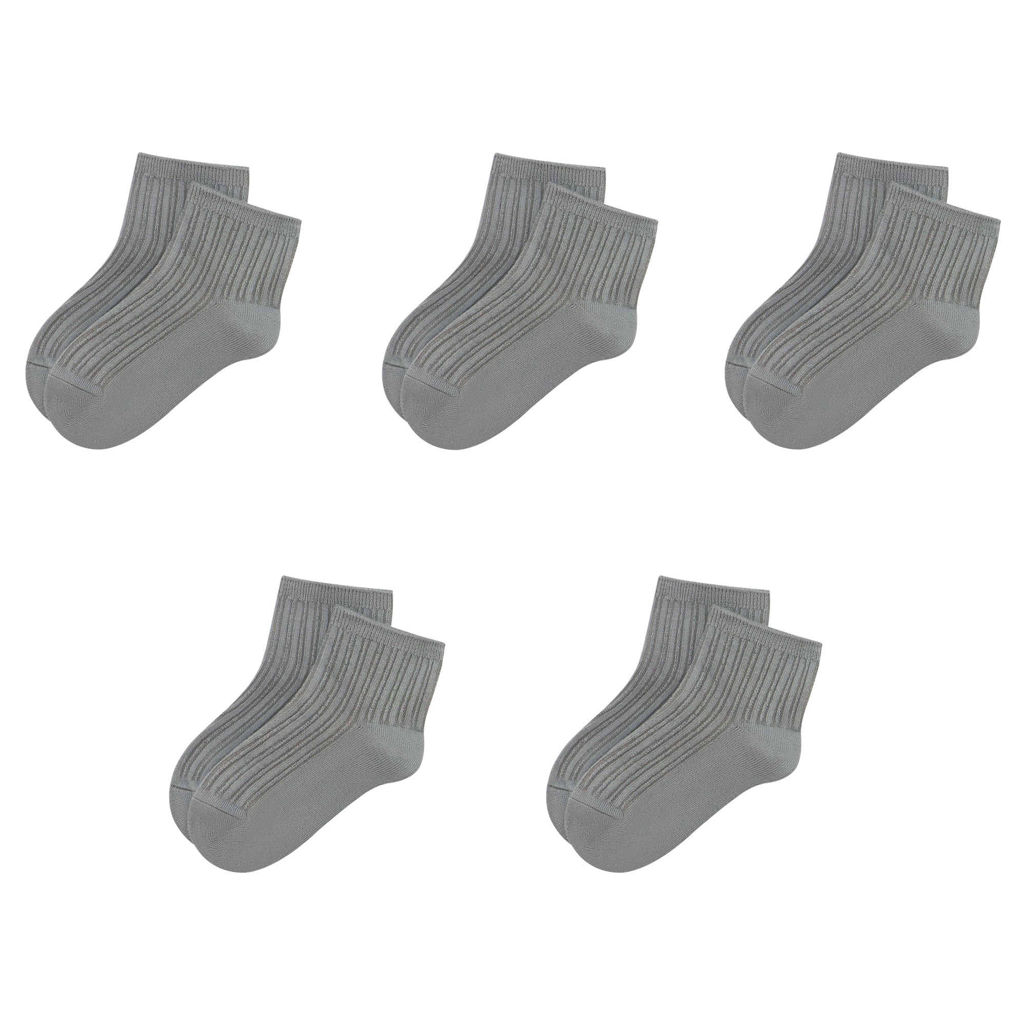 Viscose Bamboo Unisex Baby Boy Girl Socks Toddlers Ankle Crew Thin Soft Socks Stretch Breathable Newborn 5 Pairs
