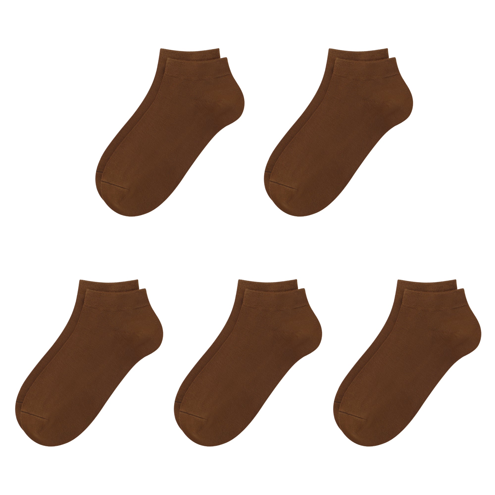 Bamboo School Socks Ankle Super Soft School Kids Socks Stretch Cuffs Athletic Socks Odor Resistant Anti-odor 5 Pairs