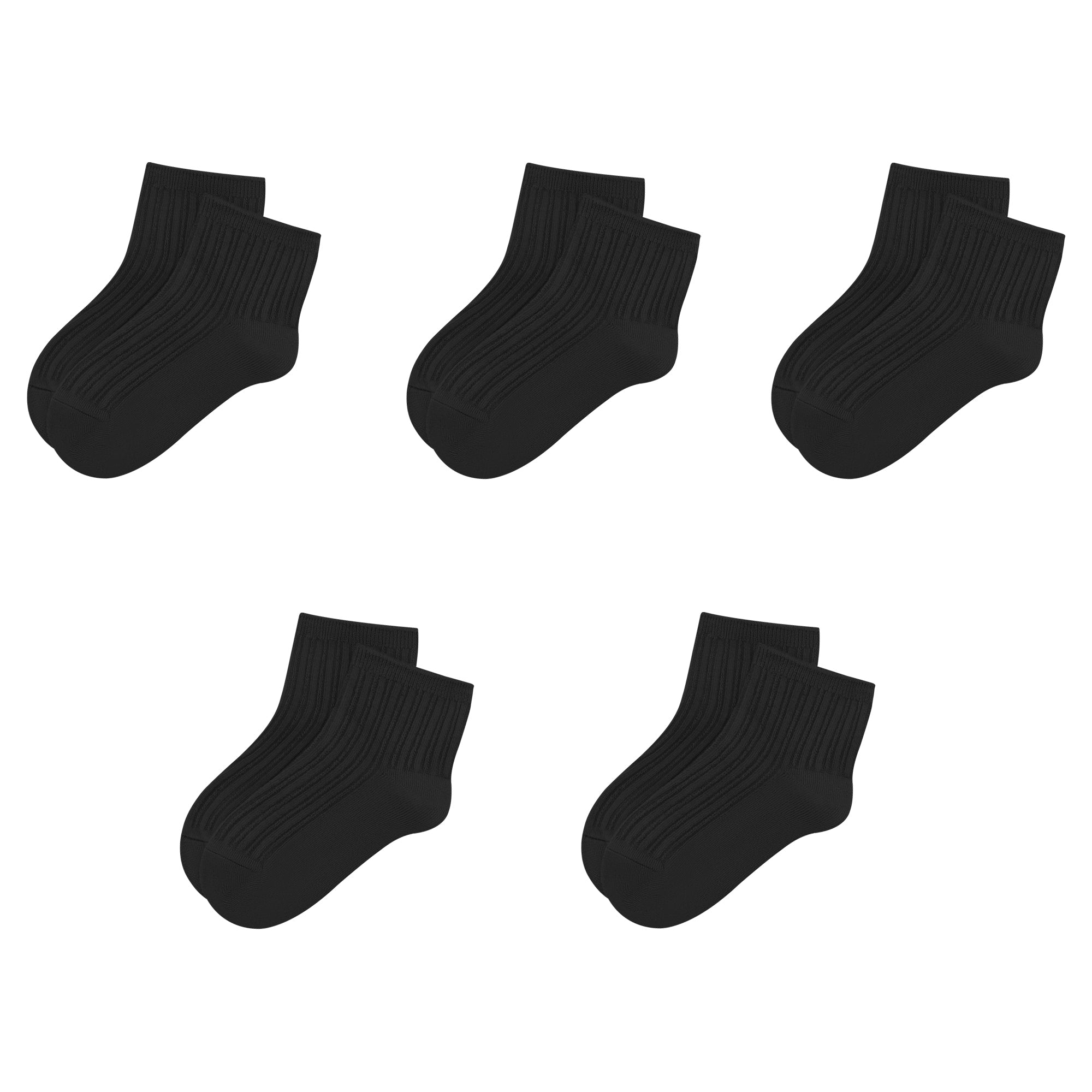 Viscose Bamboo Unisex Baby Boy Girl Socks Toddlers Ankle Crew Thin Soft Socks Stretch Breathable Newborn 5 Pairs