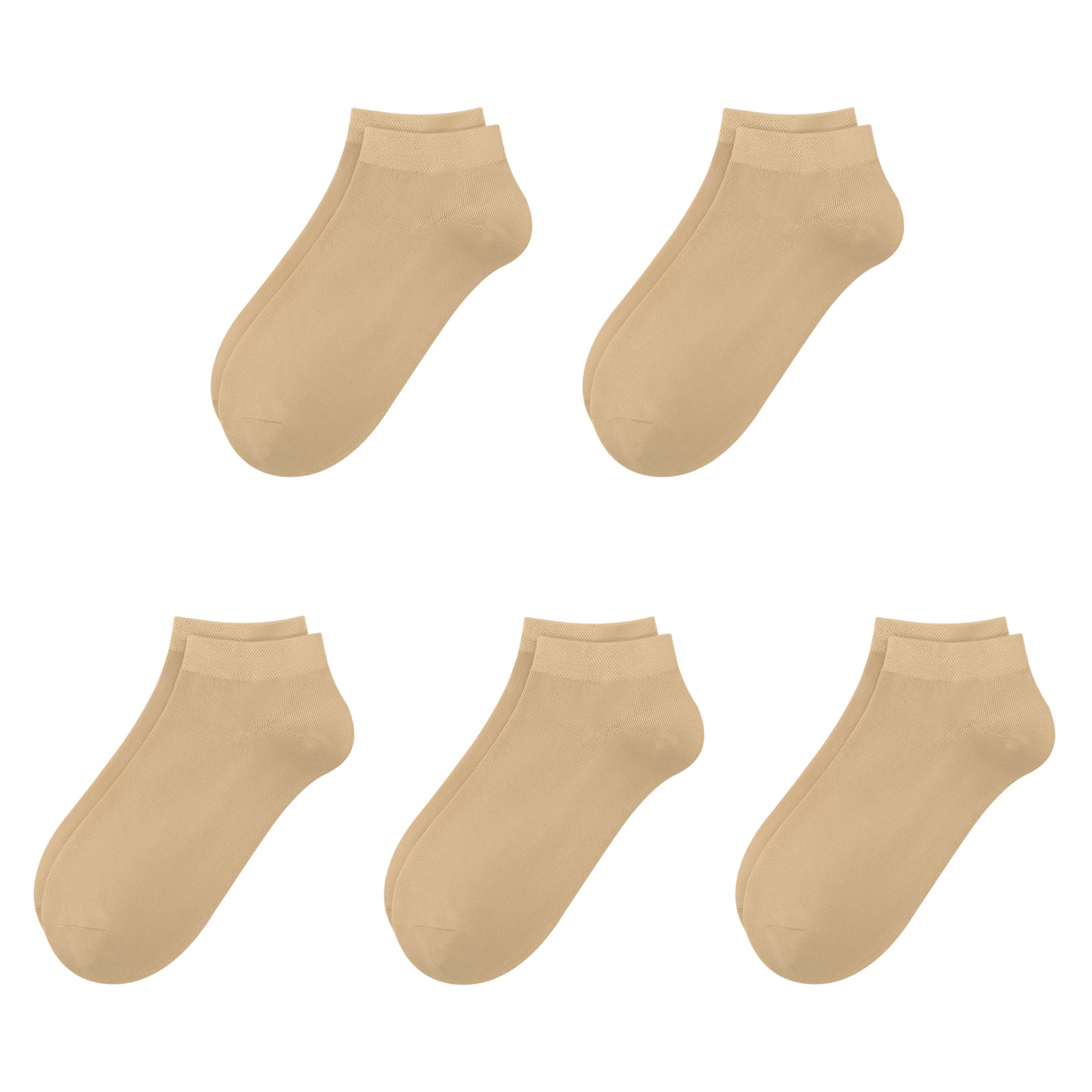 Bamboo School Socks Ankle Super Soft School Kids Socks Stretch Cuffs Athletic Socks Odor Resistant Anti-odor 5 Pairs