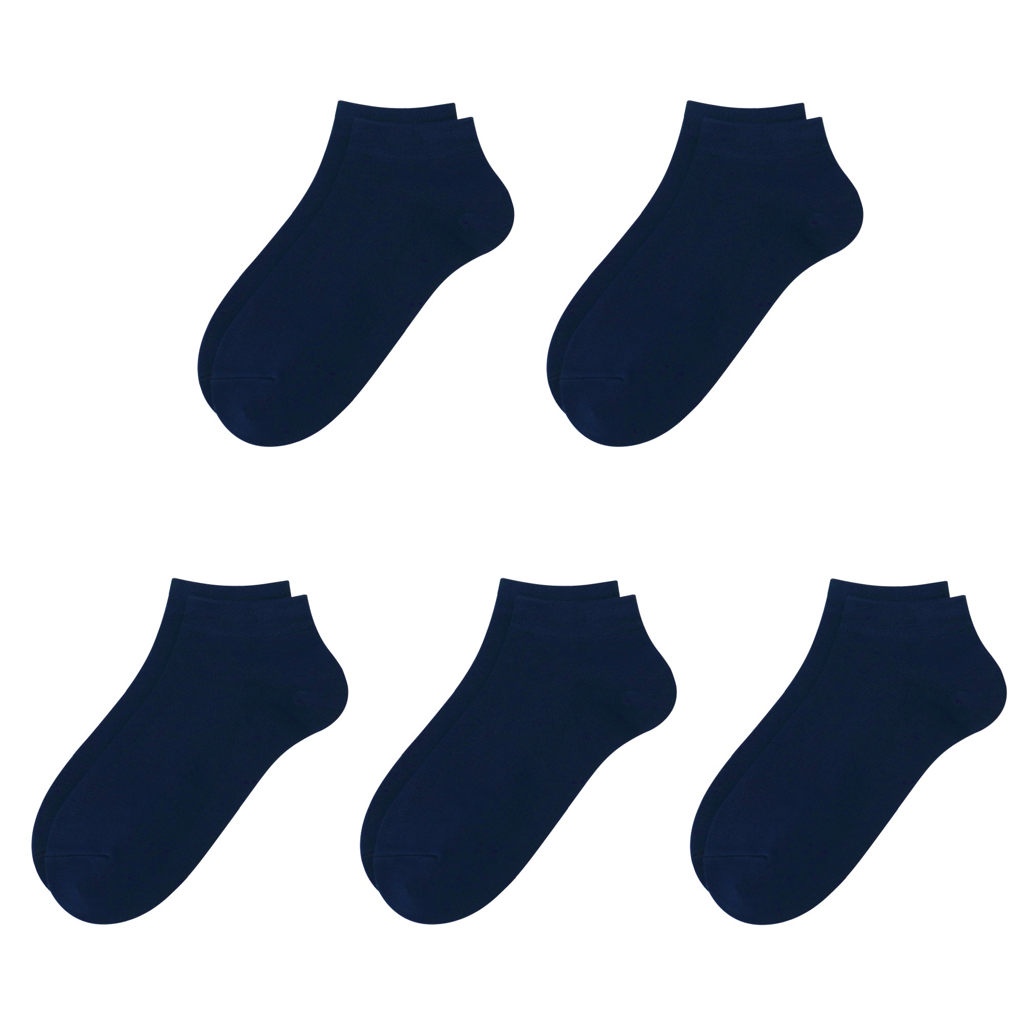 Bamboo School Socks Ankle Super Soft School Kids Socks Stretch Cuffs Athletic Socks Odor Resistant Anti-odor 5 Pairs