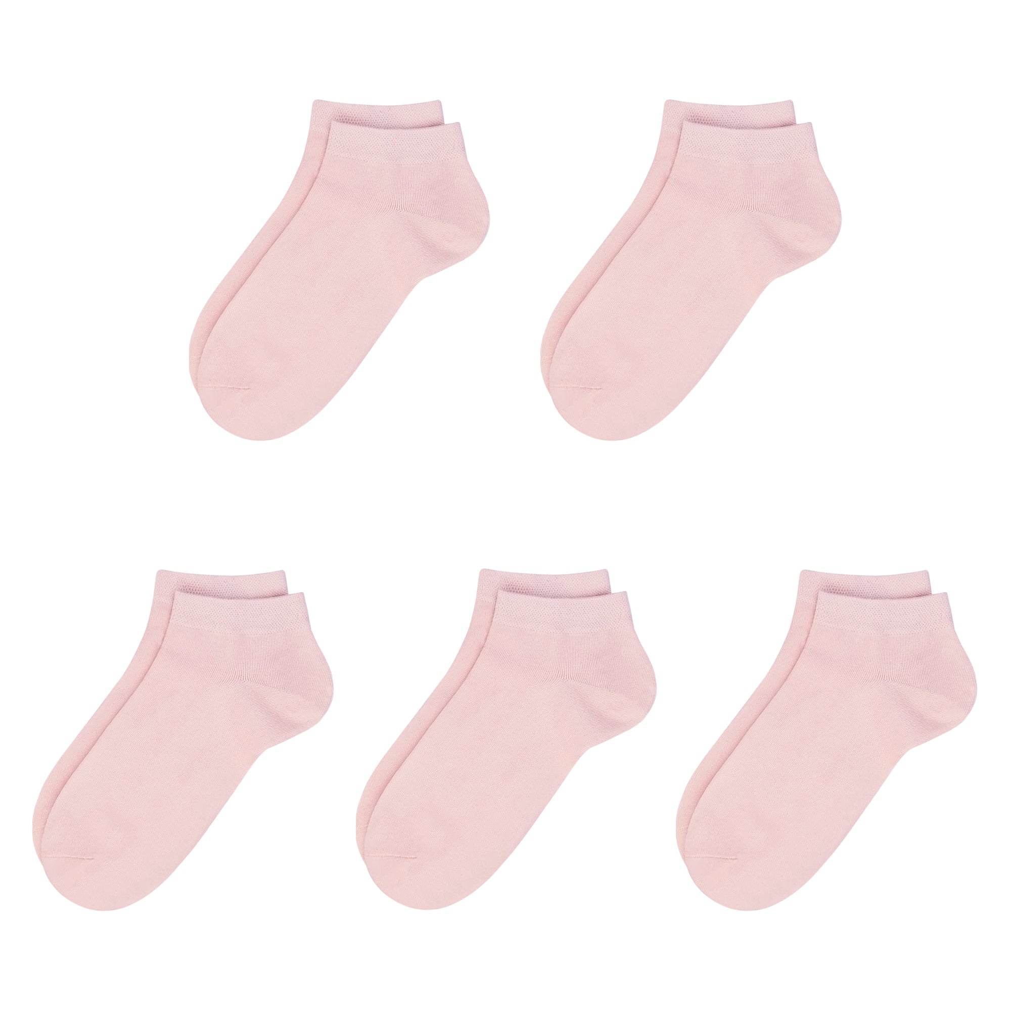 Bamboo School Socks Ankle Super Soft School Kids Socks Stretch Cuffs Athletic Socks Odor Resistant Anti-odor 5 Pairs