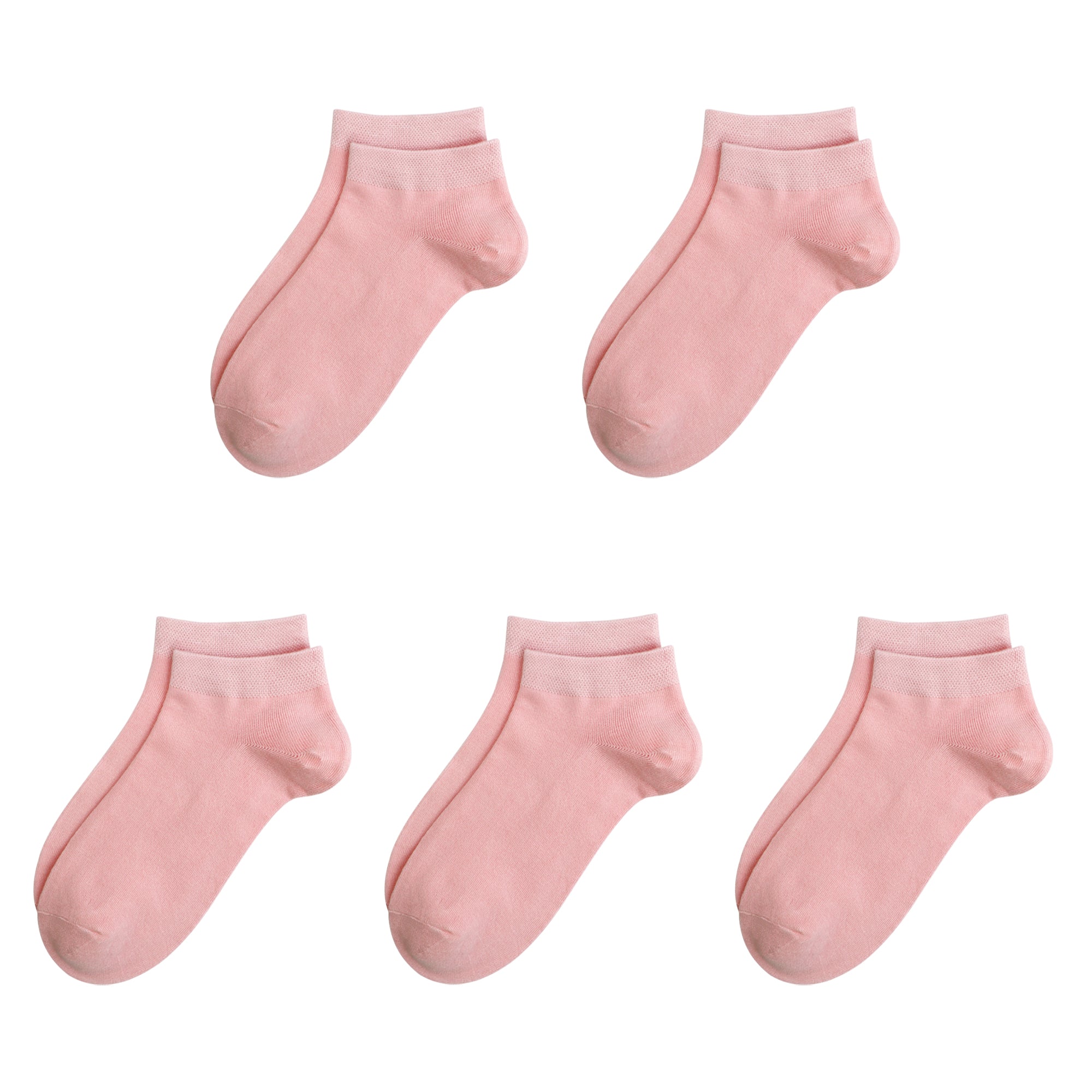 Bamboo School Socks Ankle Super Soft School Kids Socks Stretch Cuffs Athletic Socks Odor Resistant Anti-odor 5 Pairs