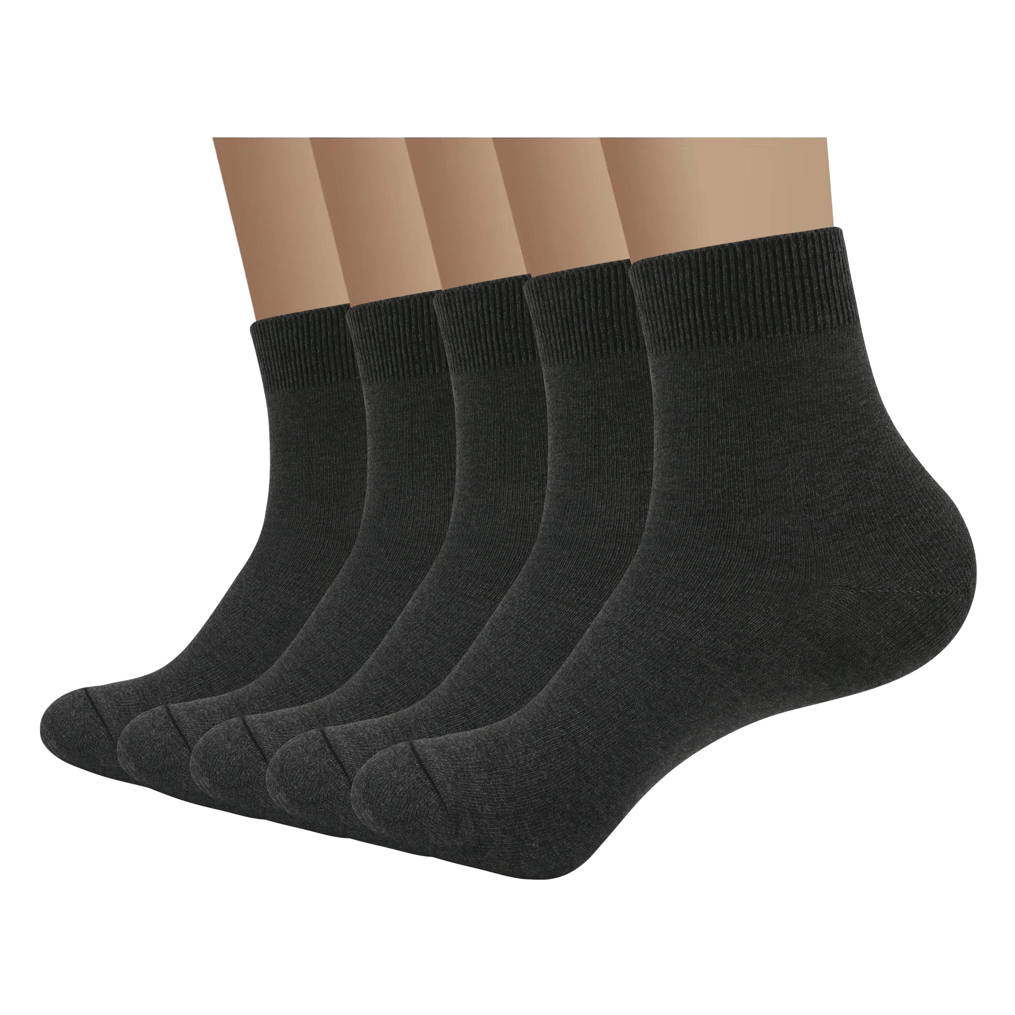 Bamboo Men sock Breathable Sock Low Quarter Thin Ankle Sock Comfort Cool soft Sock 5 Pairs