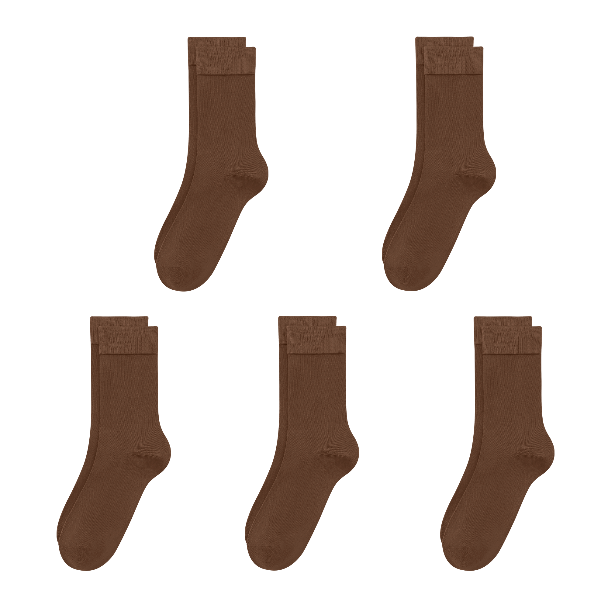 Bamboo Kids Crew Socks School Anti Odor Socks for Boys Girls Uniform Thin Flat Seam Socks 5 Pairs
