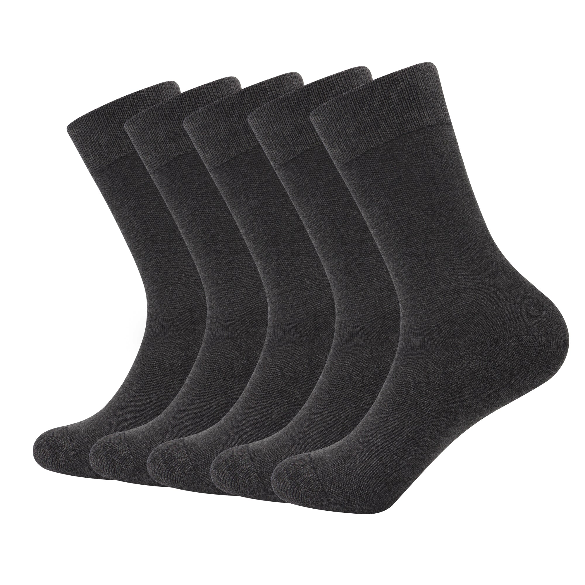 Bamboo Dress Men Sock Thin Soft Crew Anti Odor Lightweight Sock Odor Resistant Breathable Sock 9-13,5 Pairs
