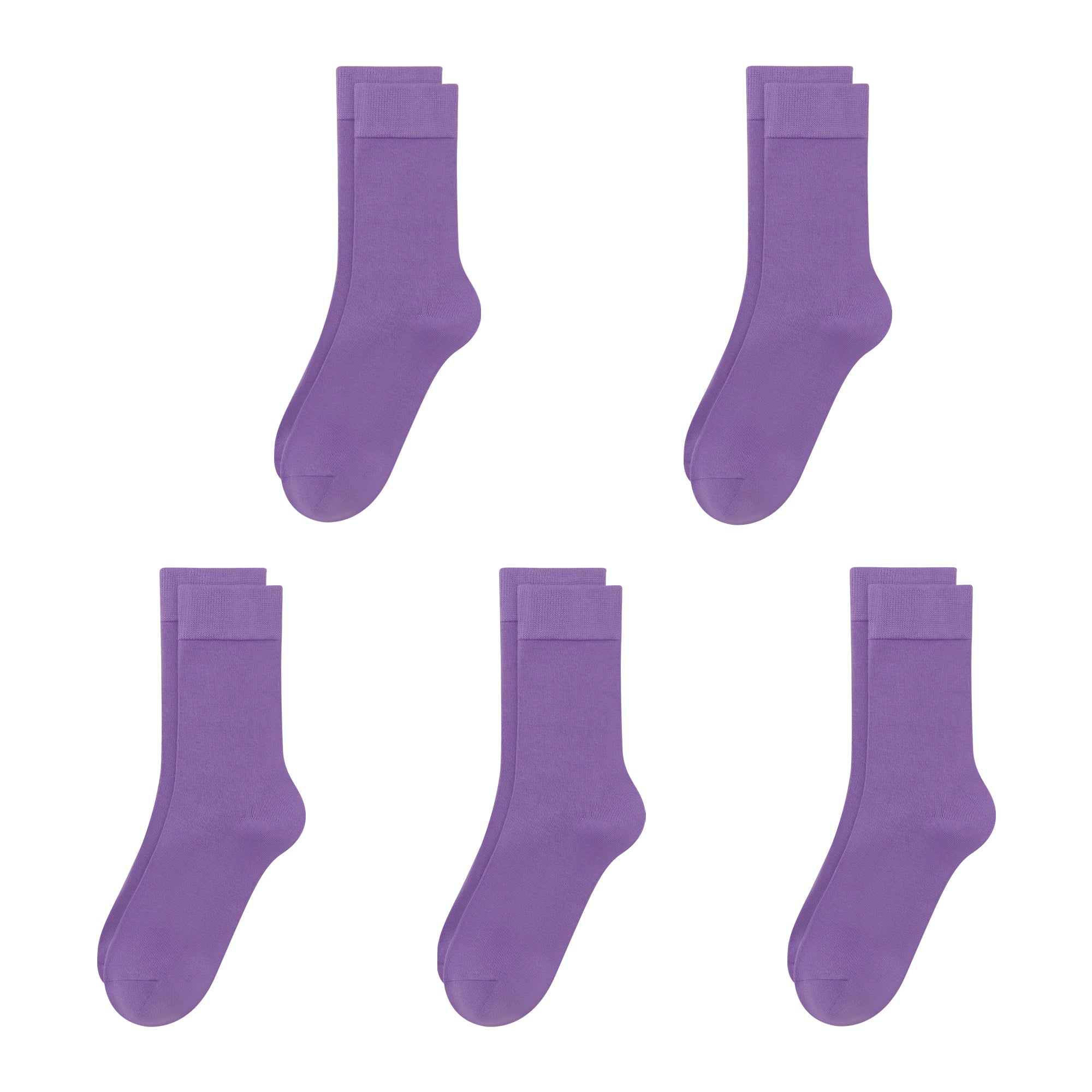Bamboo Kids Crew Socks School Anti Odor Socks for Boys Girls Uniform Thin Flat Seam Socks 5 Pairs
