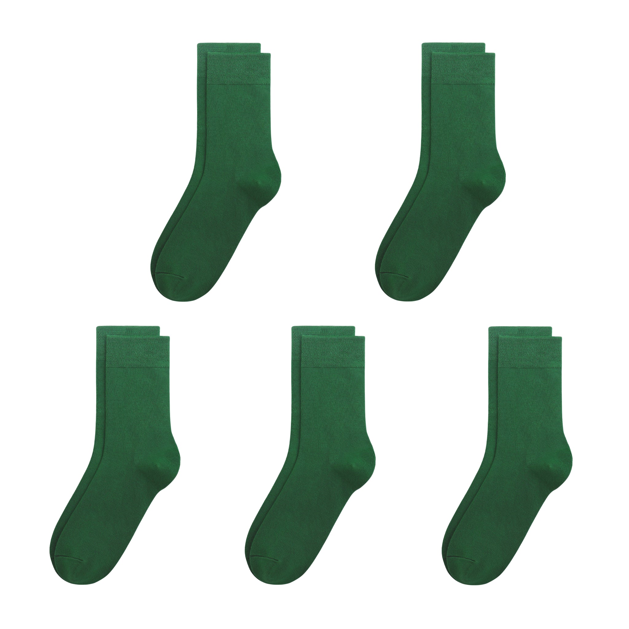 Bamboo Kids Crew Socks School Anti Odor Socks for Boys Girls Uniform Thin Flat Seam Socks 5 Pairs