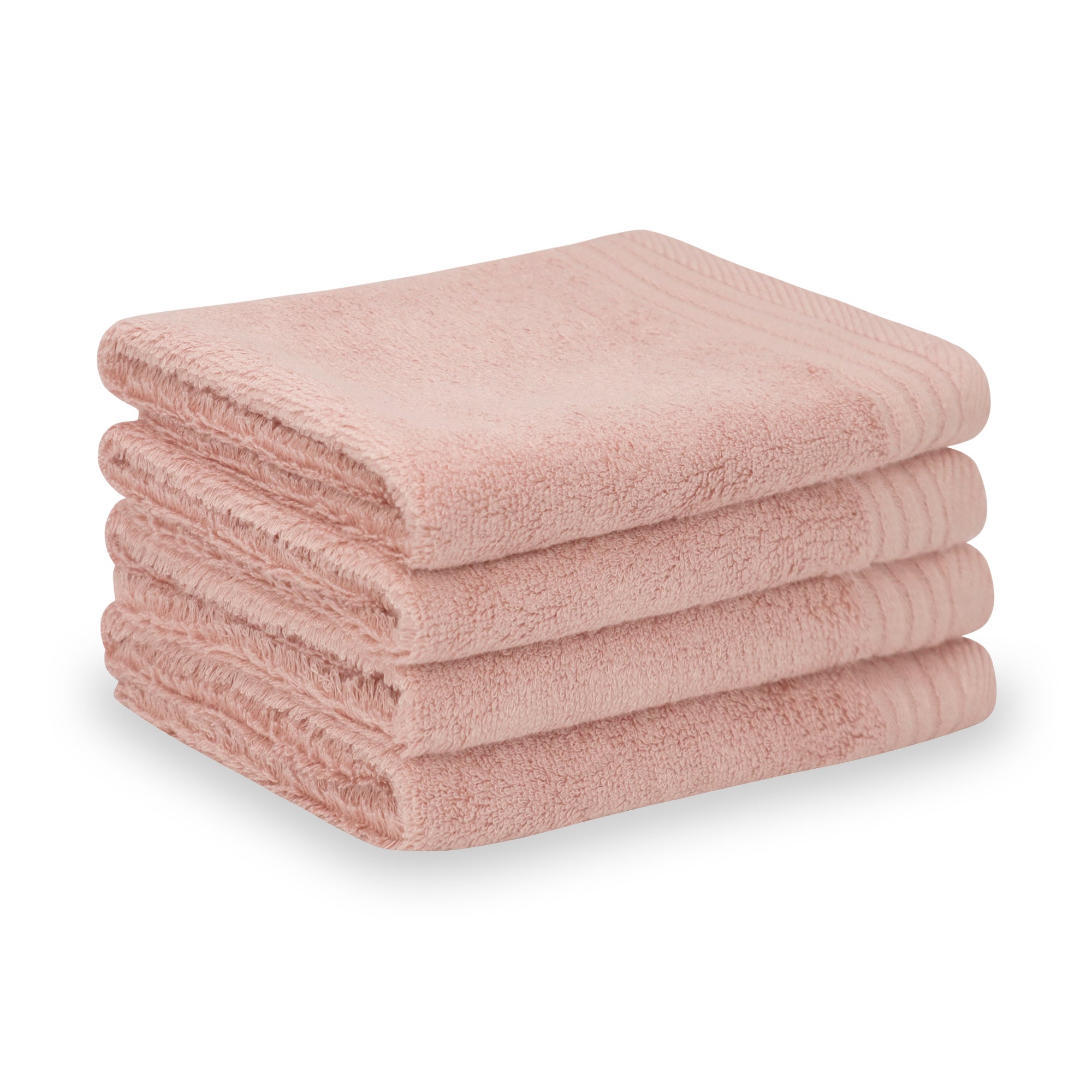 Premium Viscose Bamboo Washcloth Set - Pack of 4, 13x13 in Soft and Absorbent, Durable and Comfortable, Suitable for Body & Face, Baby and Adults