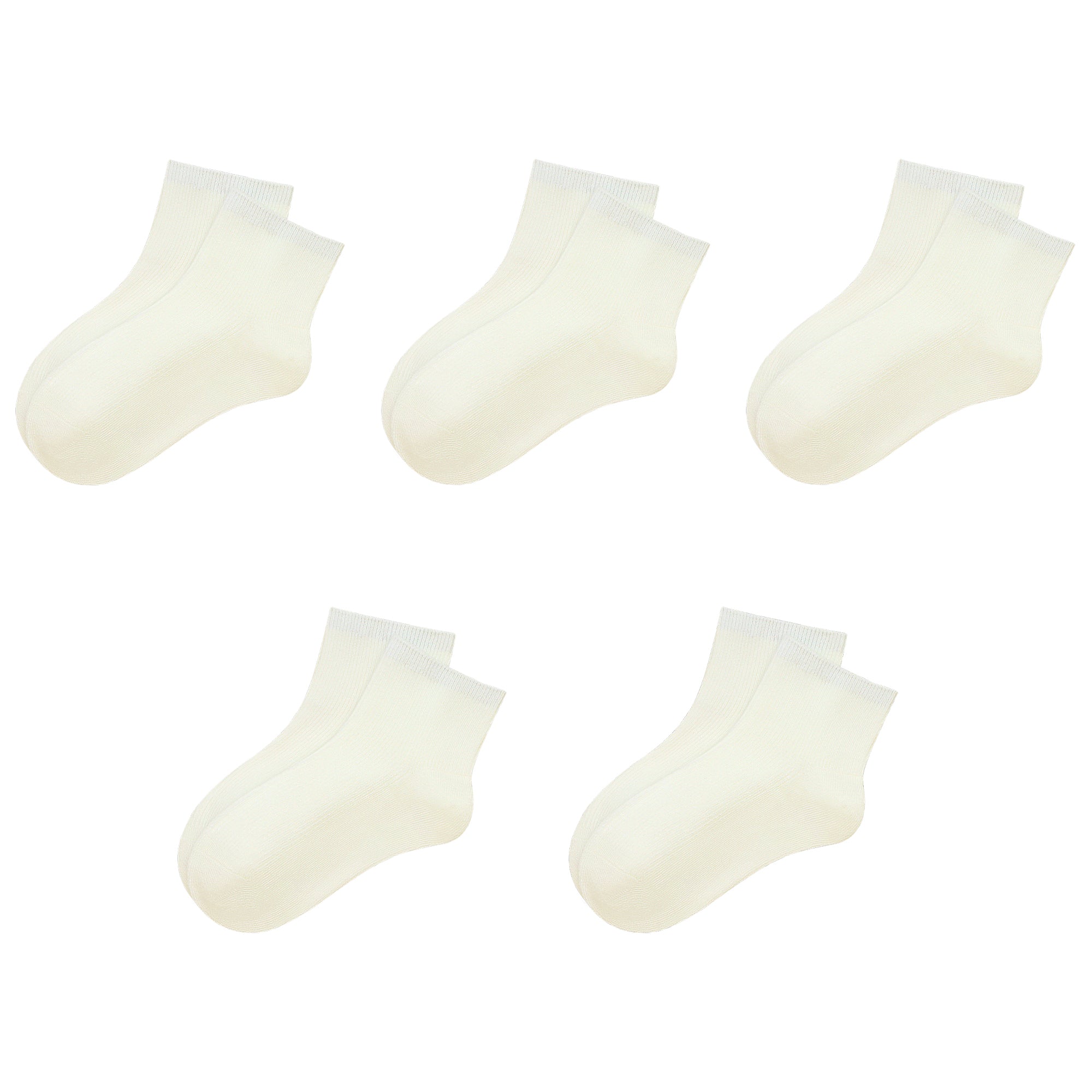 Viscose Bamboo Unisex Baby Boy Girl Socks Toddlers Ankle Crew Thin Soft Socks Stretch Breathable Newborn 5 Pairs