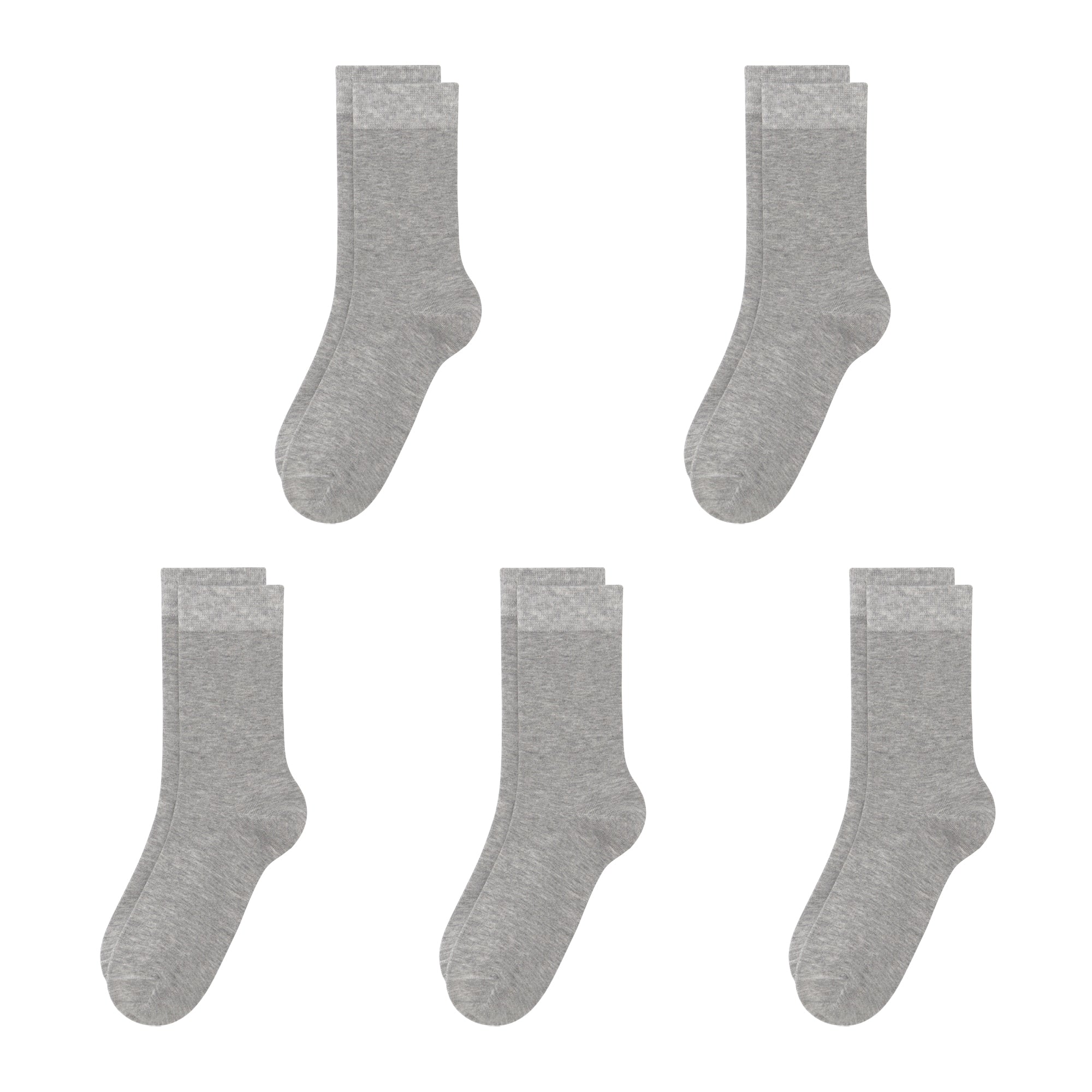 Bamboo Kids Crew Socks School Anti Odor Socks for Boys Girls Uniform Thin Flat Seam Socks 5 Pairs