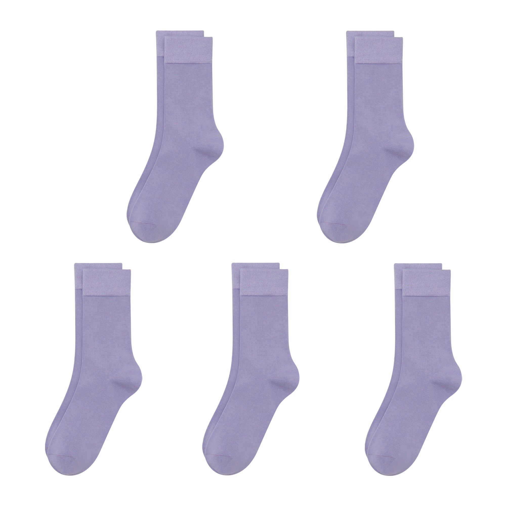 Bamboo Kids Crew Socks School Anti Odor Socks for Boys Girls Uniform Thin Flat Seam Socks 5 Pairs