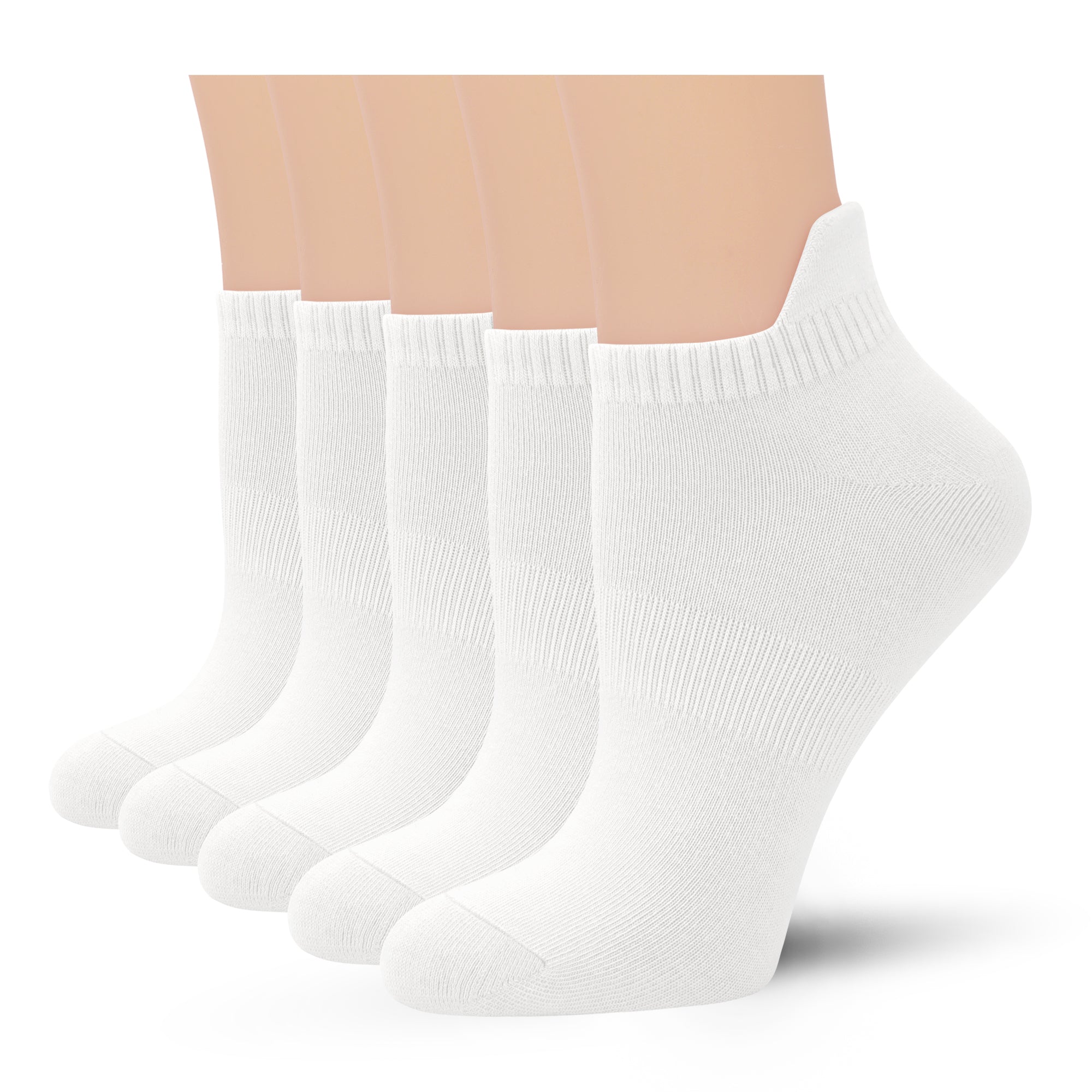 Viscose Bamboo No Show Sock Women Ankle Thin Low Cut Socks Arch Support Breathable Athletic Sock 5 Pairs