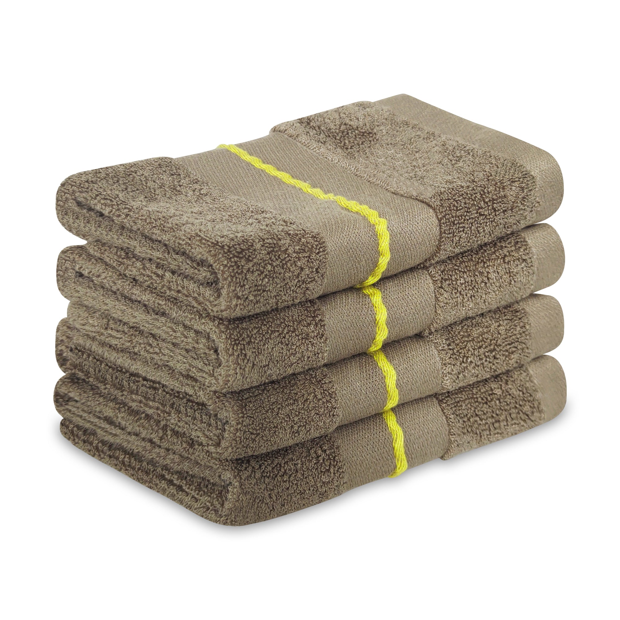 Premium Viscose Bamboo Washcloth Set - Pack of 4, 13x13 in Soft and Absorbent, Durable and Comfortable, Suitable for Body & Face, Baby and Adults