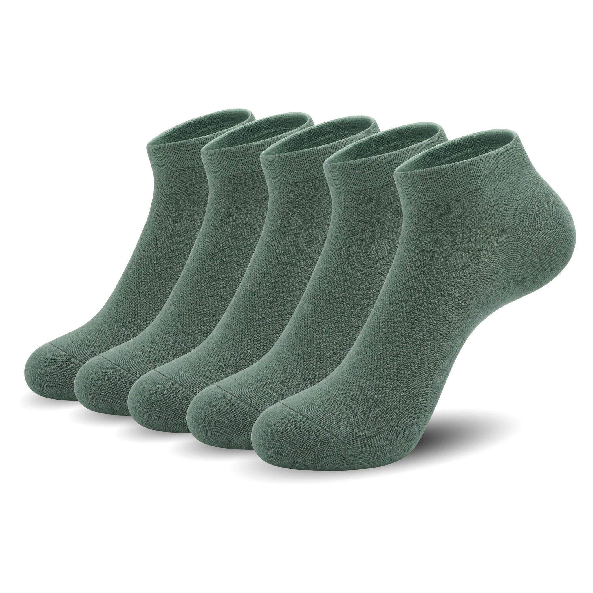 Women Mesh Ankle Socks Bamboo Summer Cool Socks Soft Ultra Thin Low Cut Sock 5 Pairs, 4-8/9-11