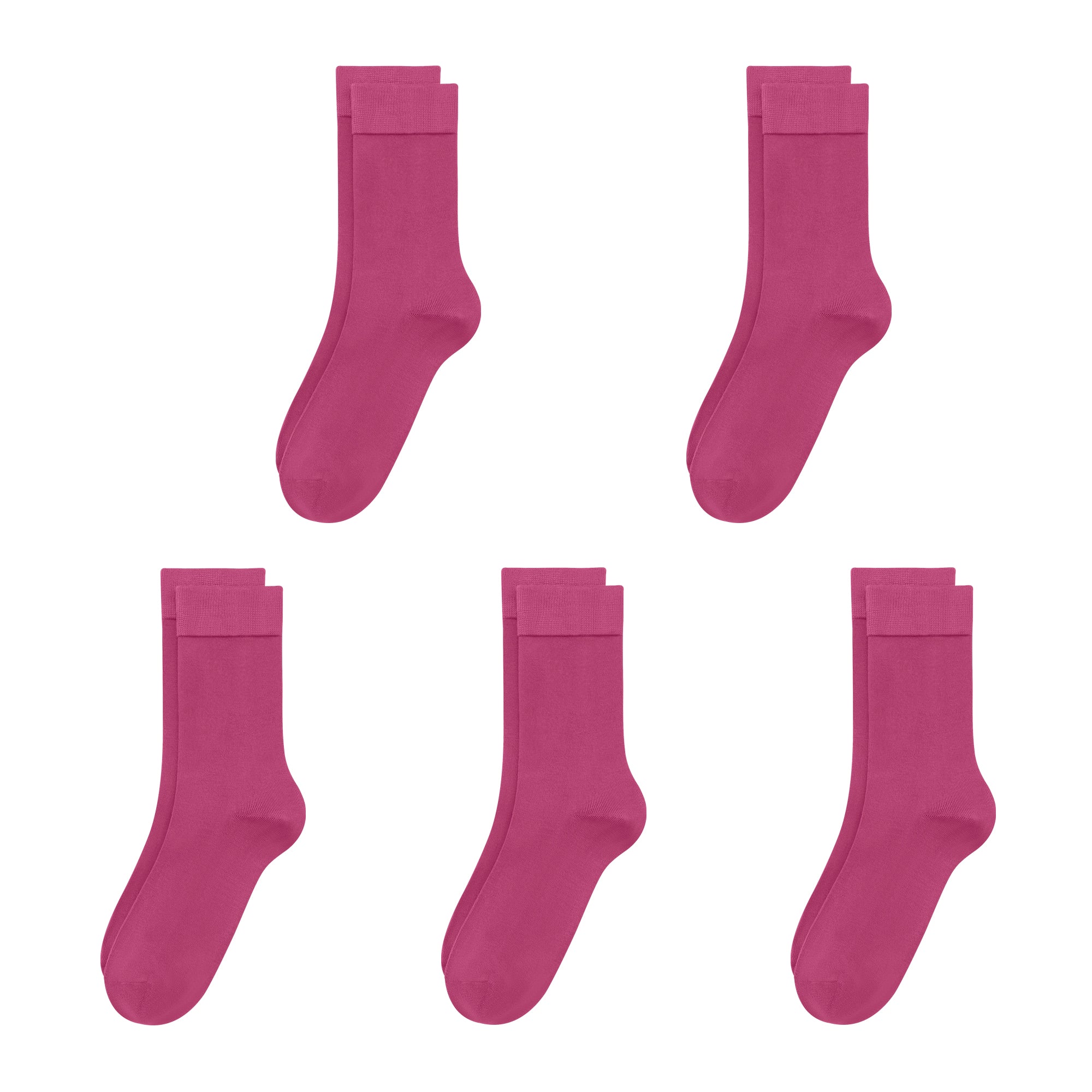 Bamboo Kids Crew Socks School Anti Odor Socks for Boys Girls Uniform Thin Flat Seam Socks 5 Pairs