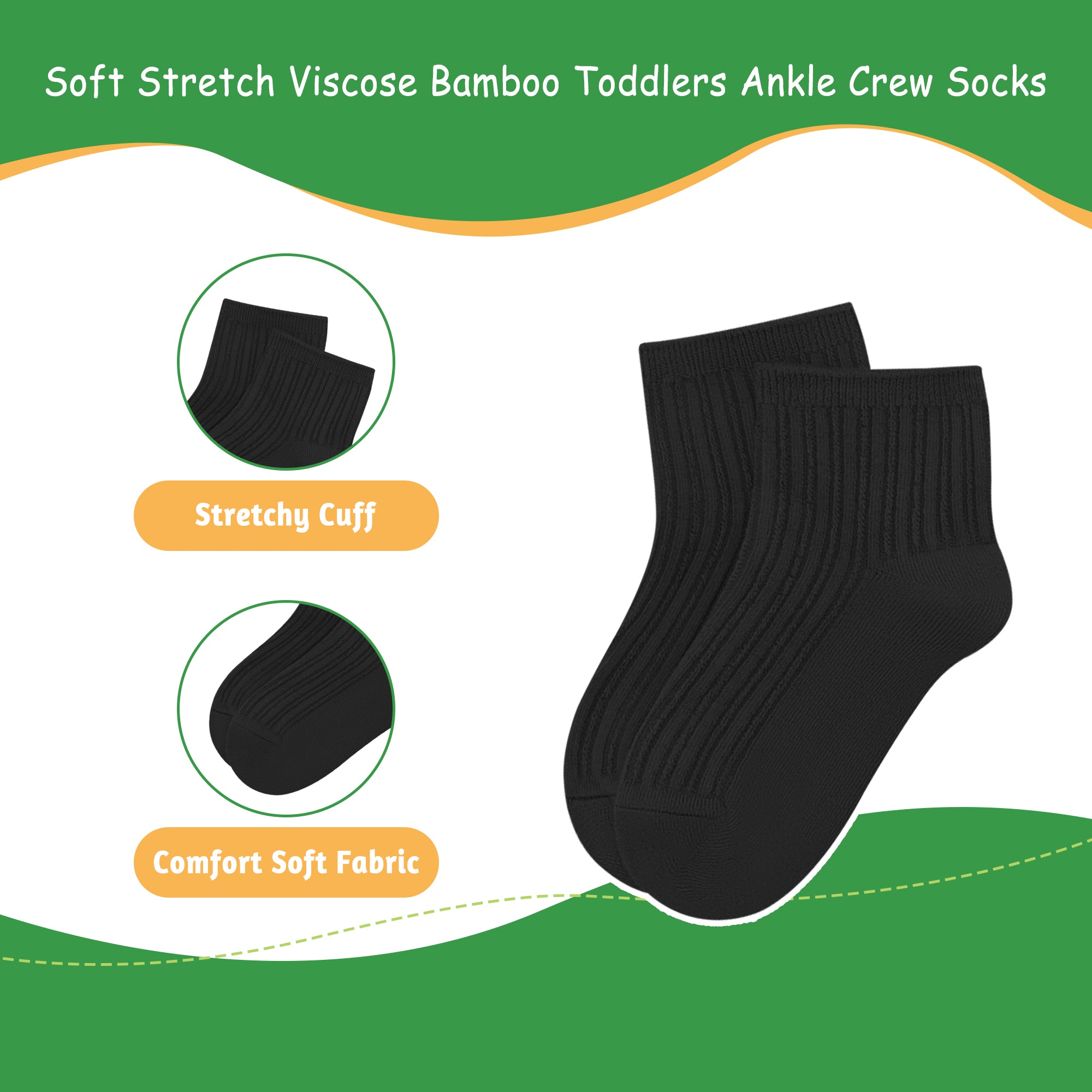 Viscose Bamboo Unisex Baby Boy Girl Socks Toddlers Ankle Crew Thin Soft Socks Stretch Breathable Newborn 5 Pairs