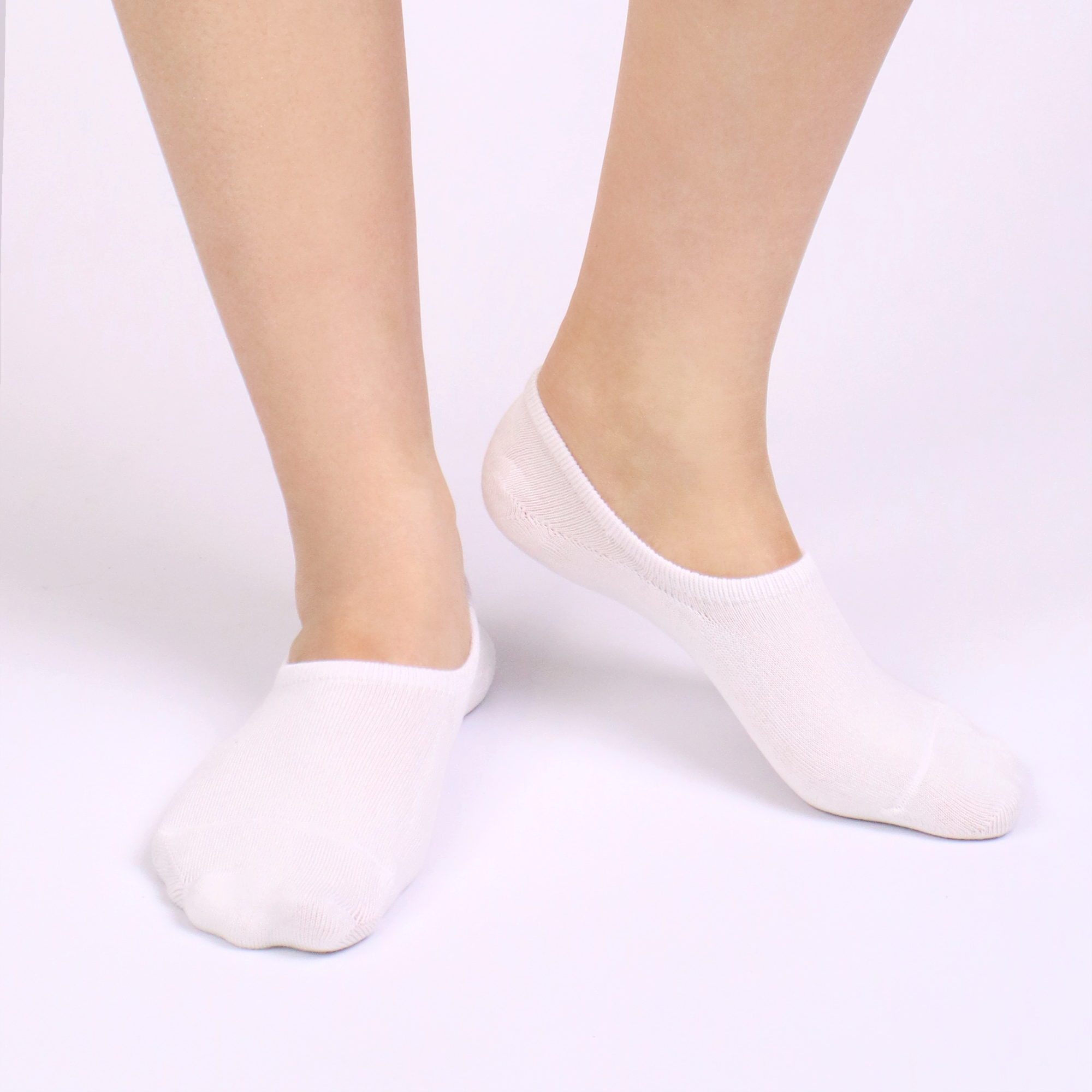 Low Cut Thin Womens Viscose Bamboo Socks No Show Invisible Non Slip with Grips Lightweight Liner Flats 6 Pairs