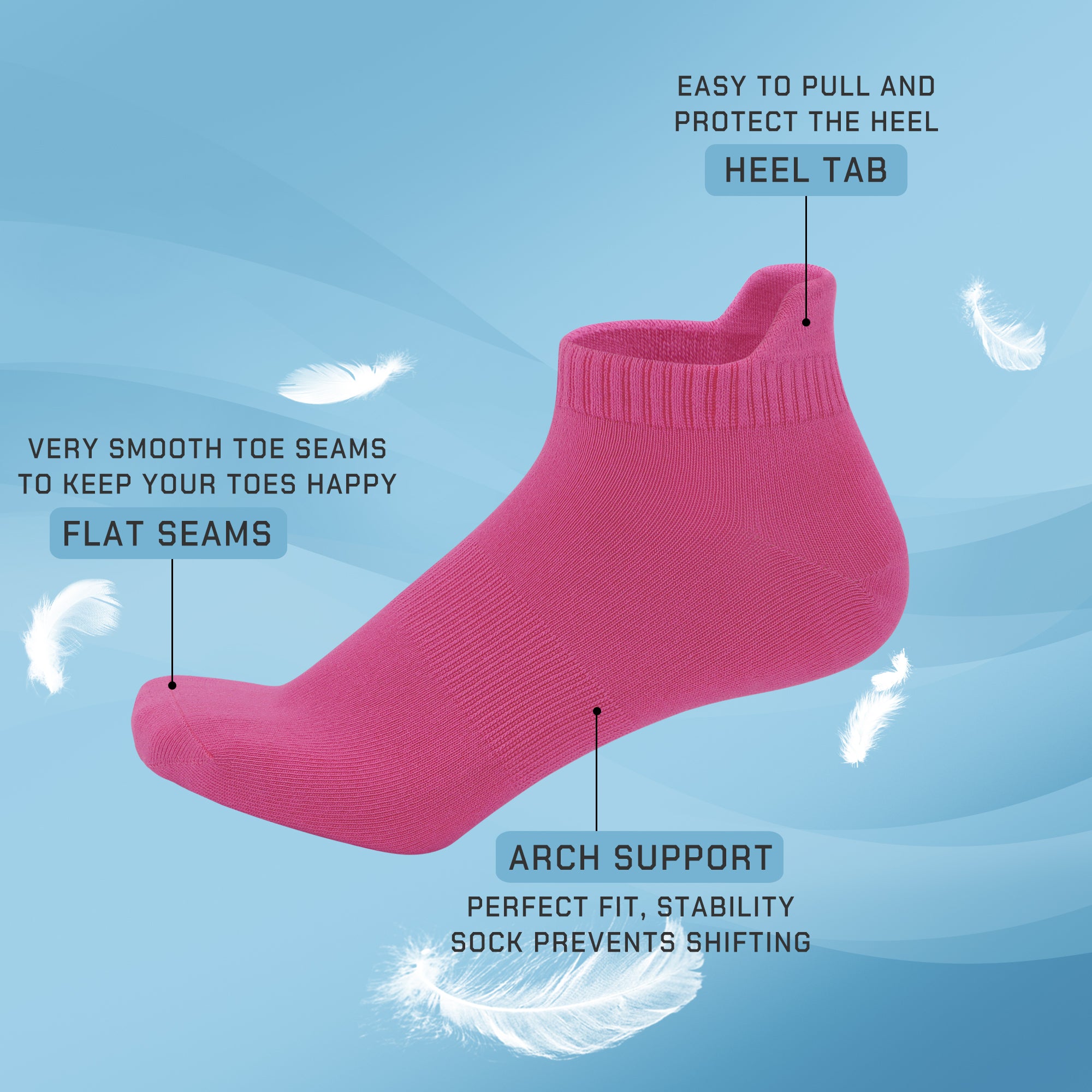 Thin Viscose Bamboo No Show Sock Men Low Cut Socks Odor Resistant Breathable Sock 5 Pairs