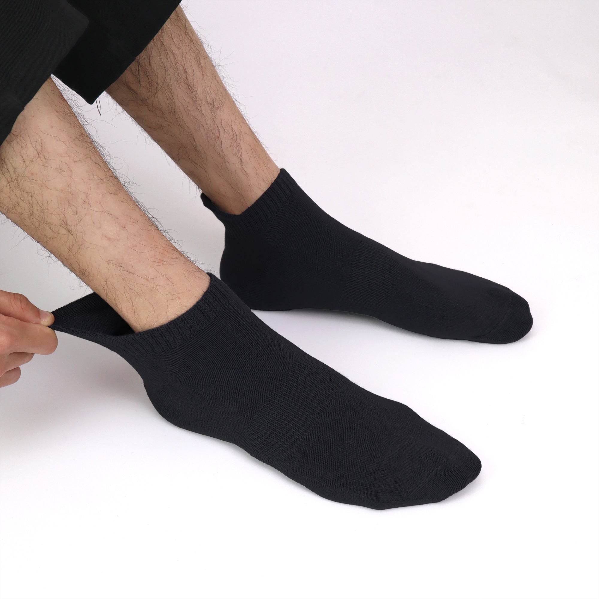 Thin Viscose Bamboo No Show Sock Men Low Cut Socks Odor Resistant Breathable Sock 5 Pairs