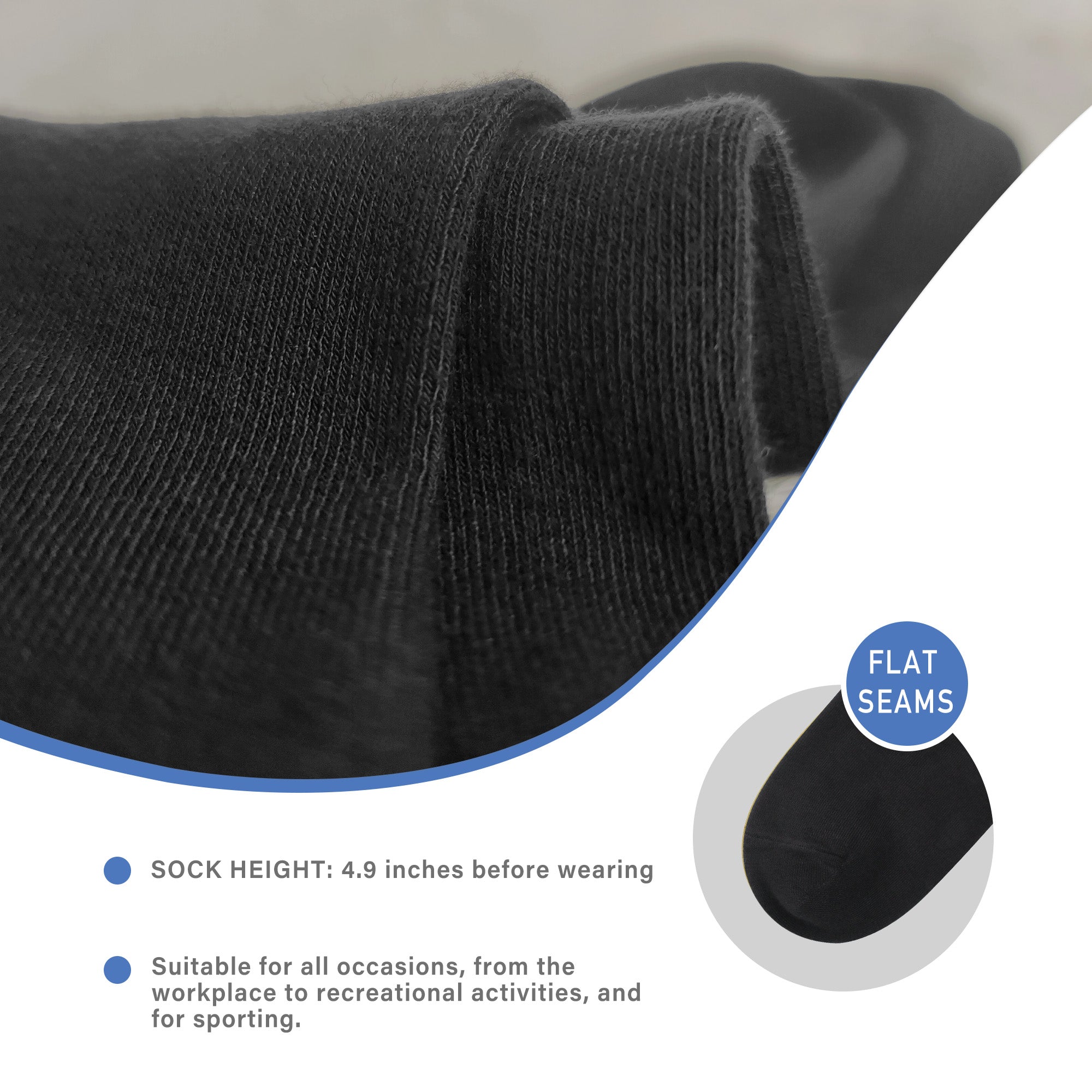 Bamboo Men sock Breathable Sock Low Quarter Thin Ankle Sock Comfort Cool soft Sock 5 Pairs
