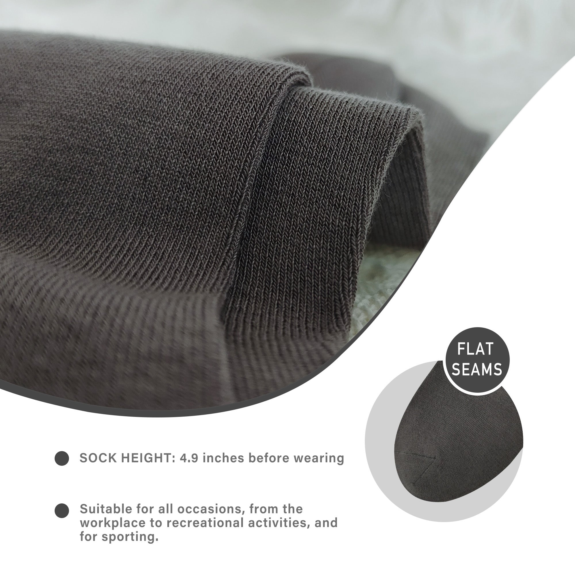 Bamboo Men sock Breathable Sock Low Quarter Thin Ankle Sock Comfort Cool soft Sock 5 Pairs