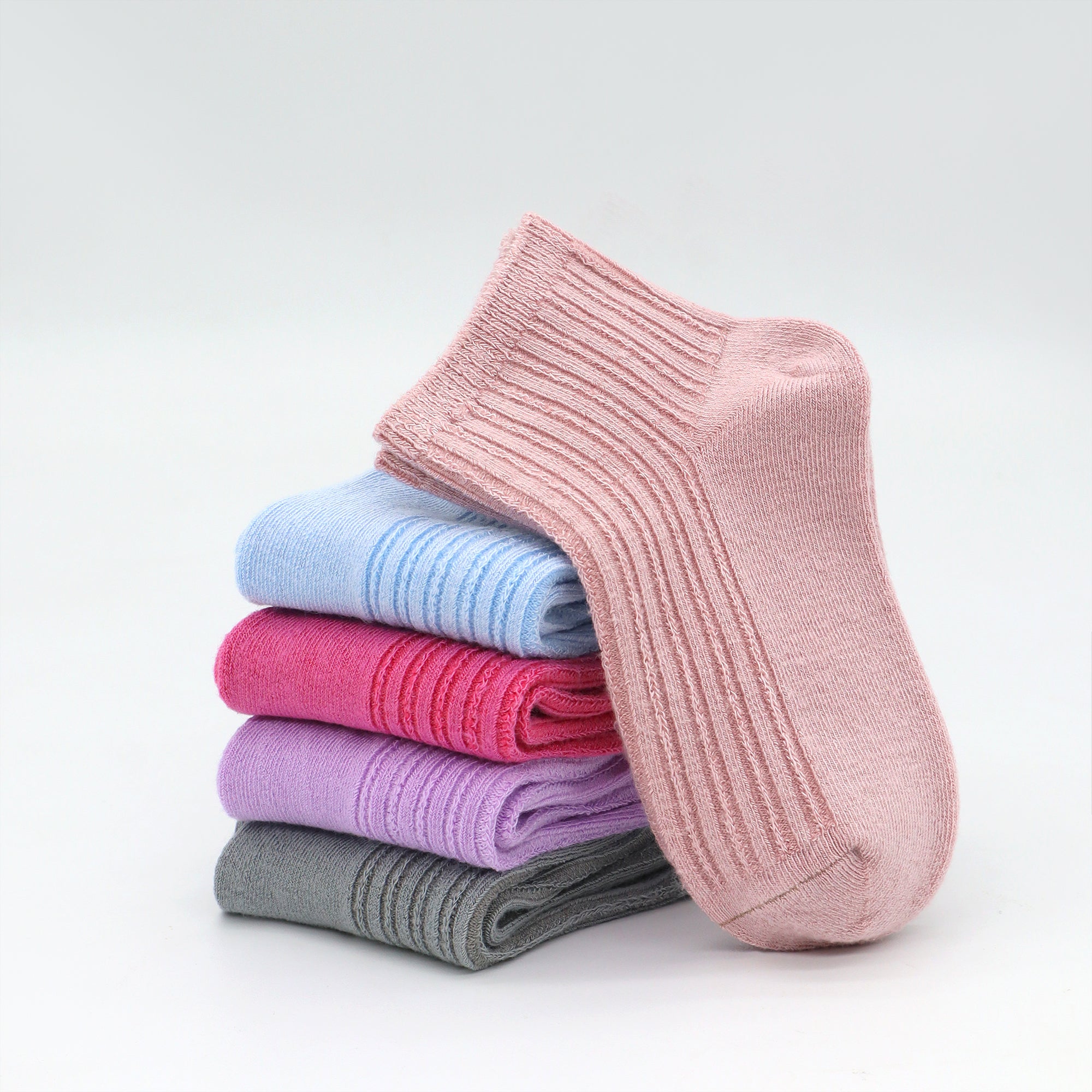 Viscose Bamboo Unisex Baby Boy Girl Socks Toddlers Ankle Crew Thin Soft Socks Stretch Breathable Newborn 5 Pairs
