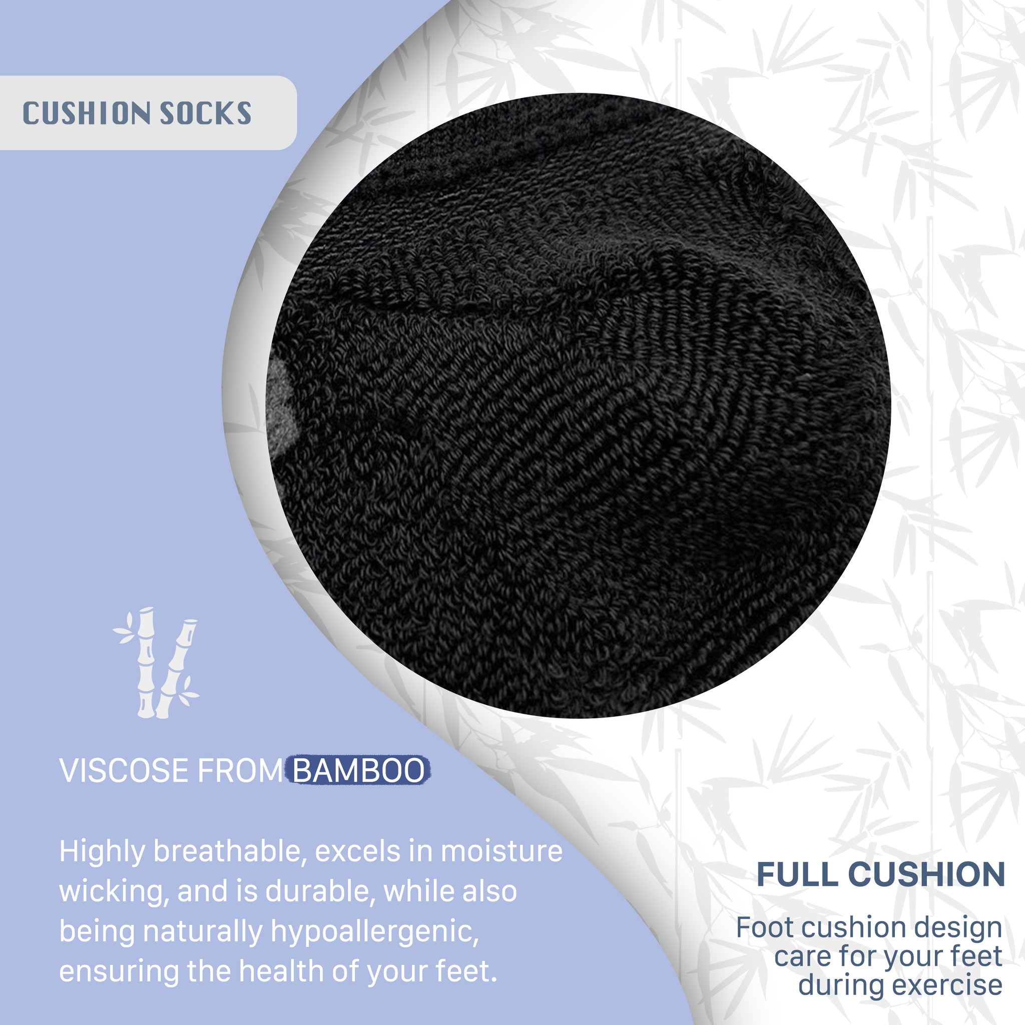 SERISIMPLE Low Cut Performance Cotton Bamboo Socks Padding Athletic Cushion Compression Wicking Running Men Women 3 Pairs