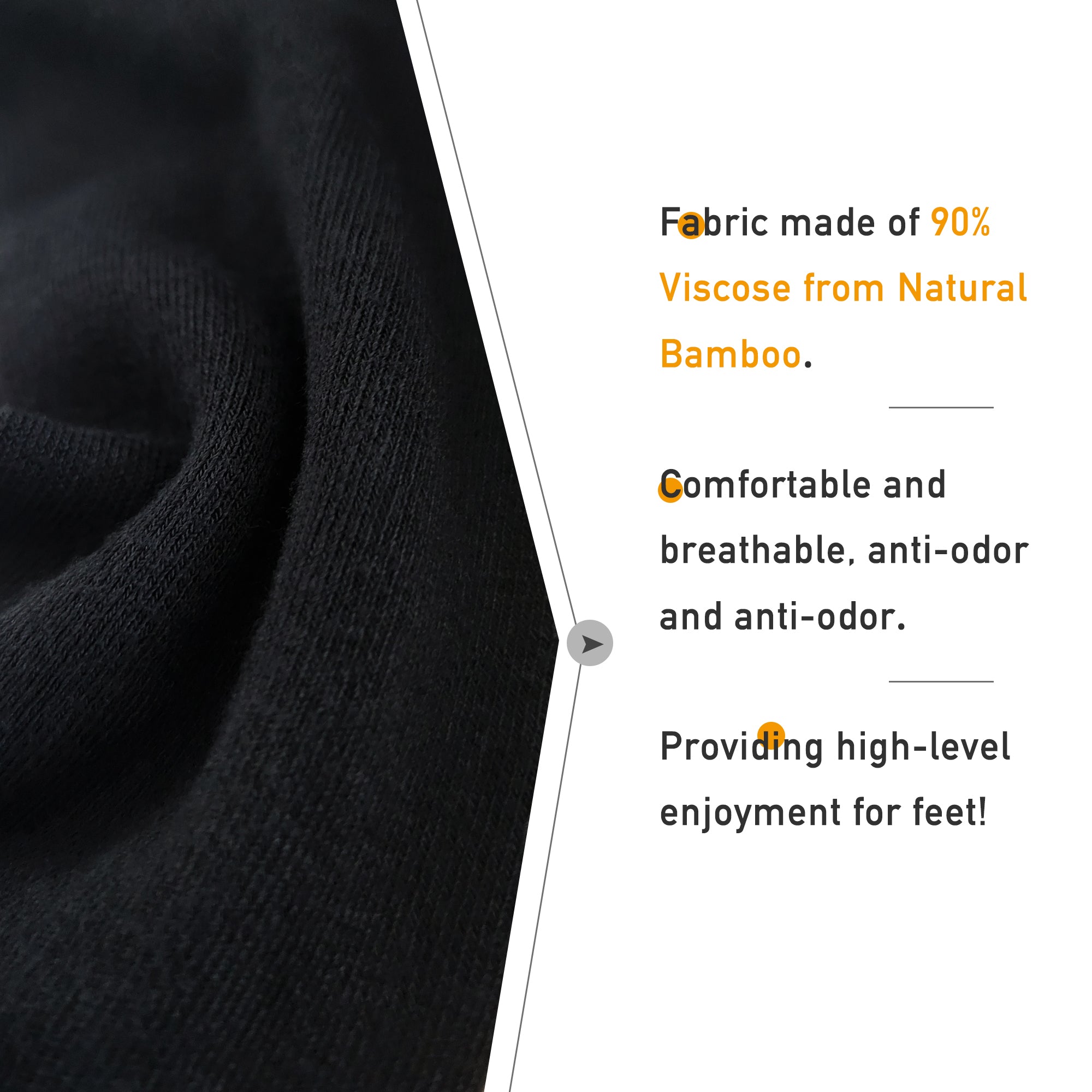 Women's Soft Thin Bamboo Crew Socks, Fit Stretchy Casual, Business, Dress Calf Sock 5 Pairs