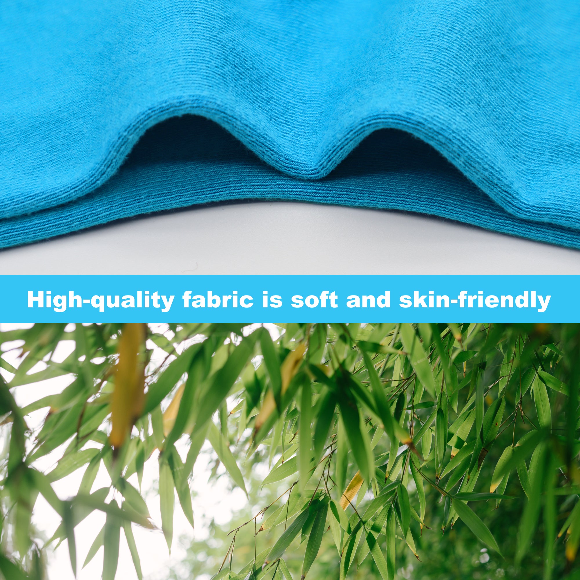 Kids Casual Bamboo School Socks Super Soft Uniform Thin Breathable Stretch Cuffs Boys Girls 5 Pairs