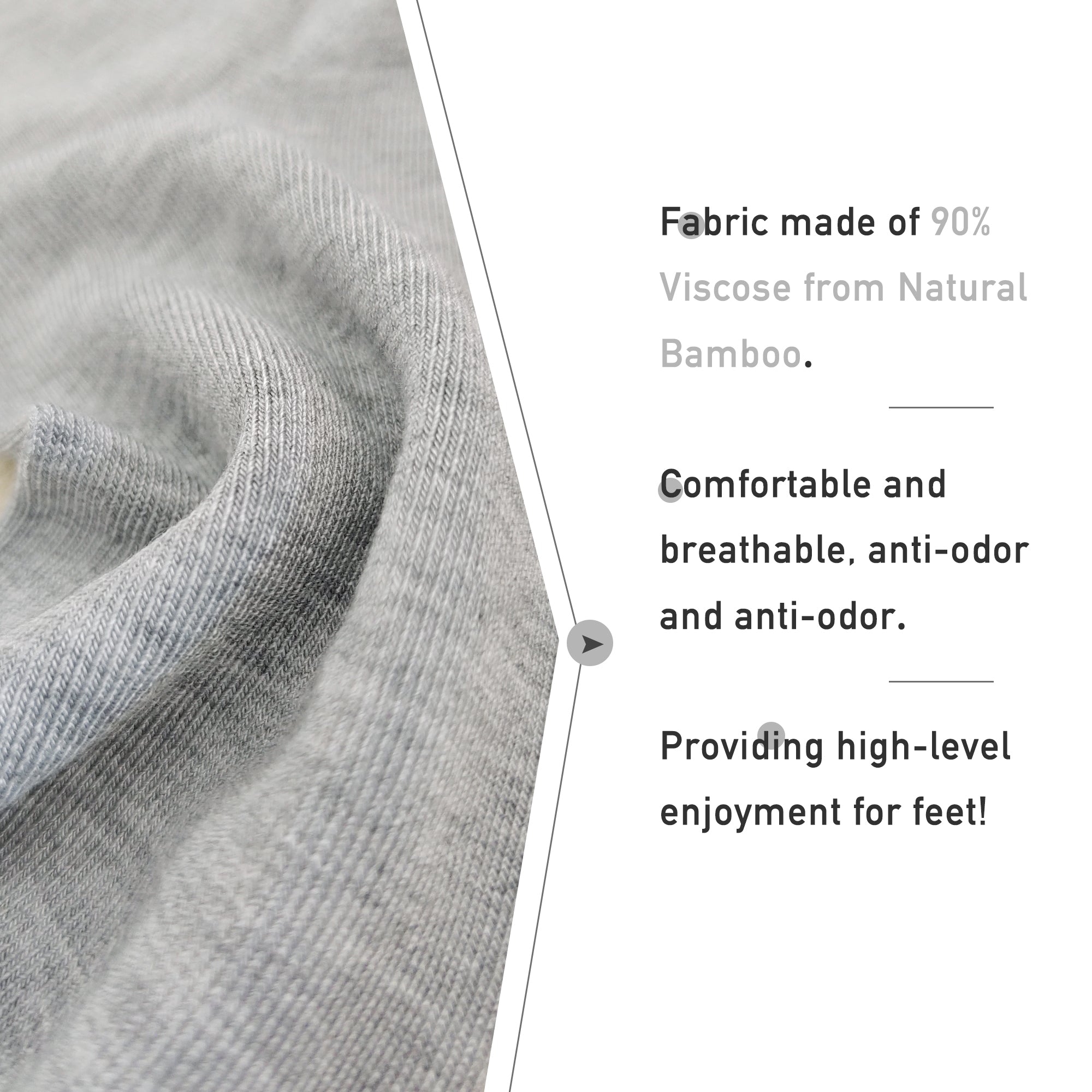 Women's Soft Thin Bamboo Crew Socks, Fit Stretchy Casual, Business, Dress Calf Sock 5 Pairs