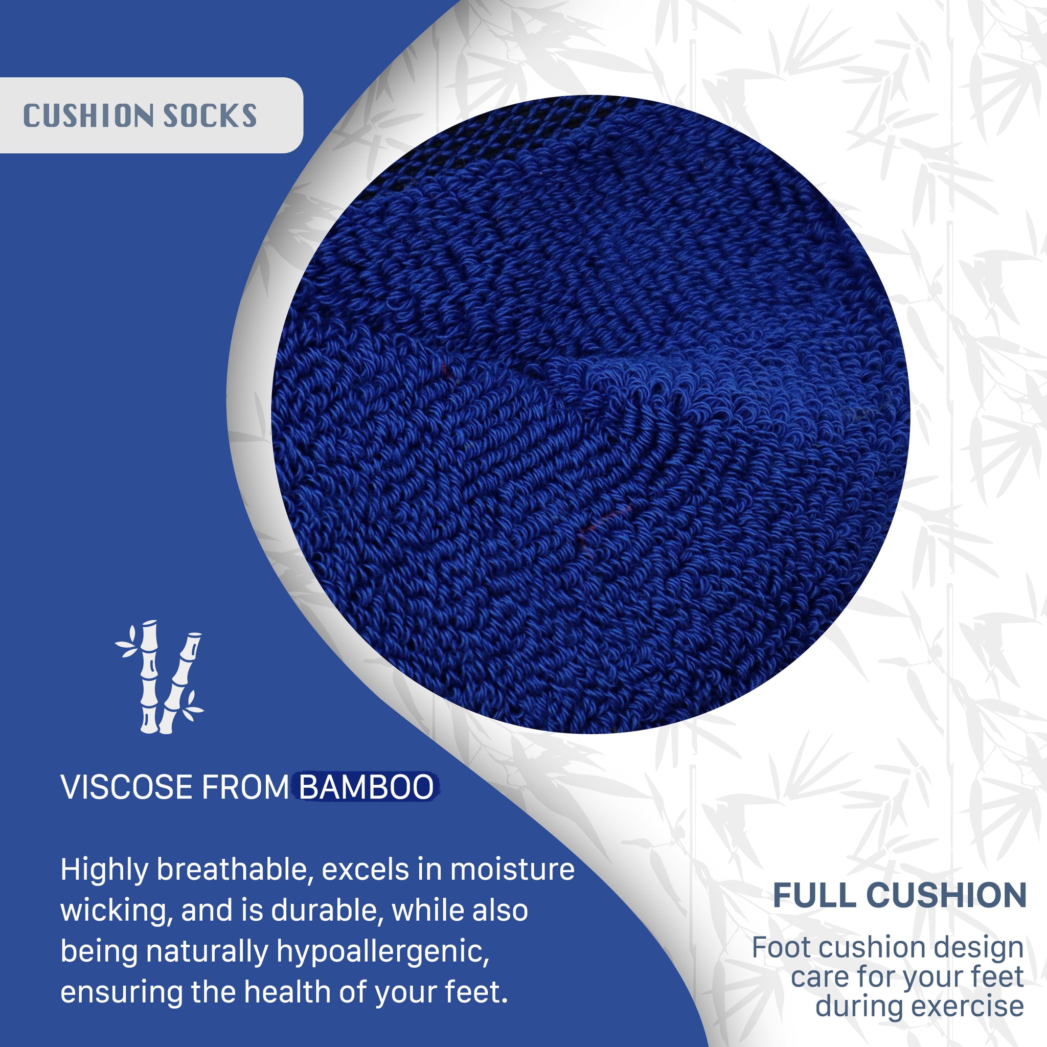 SERISIMPLE Low Cut Performance Cotton Bamboo Socks Padding Athletic Cushion Compression Wicking Running Men Women 3 Pairs