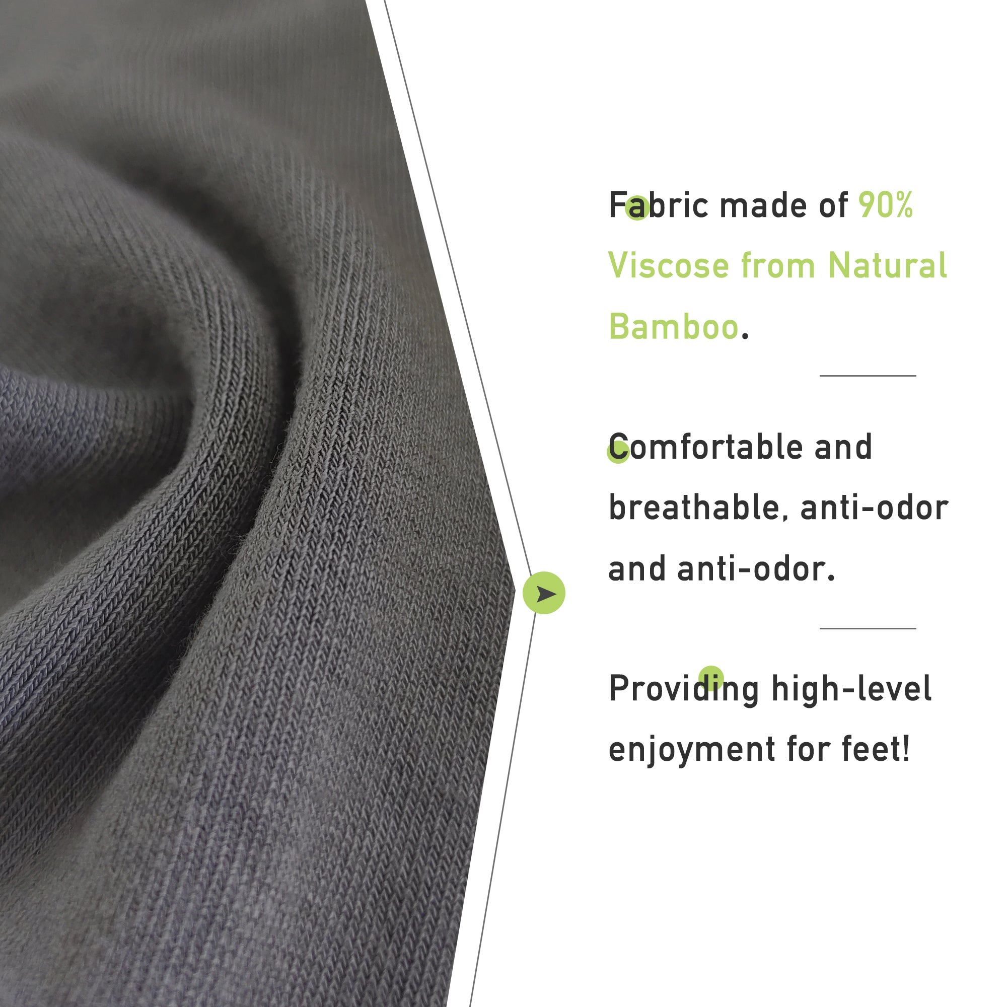 Women's Soft Thin Bamboo Crew Socks, Fit Stretchy Casual, Business, Dress Calf Sock 5 Pairs