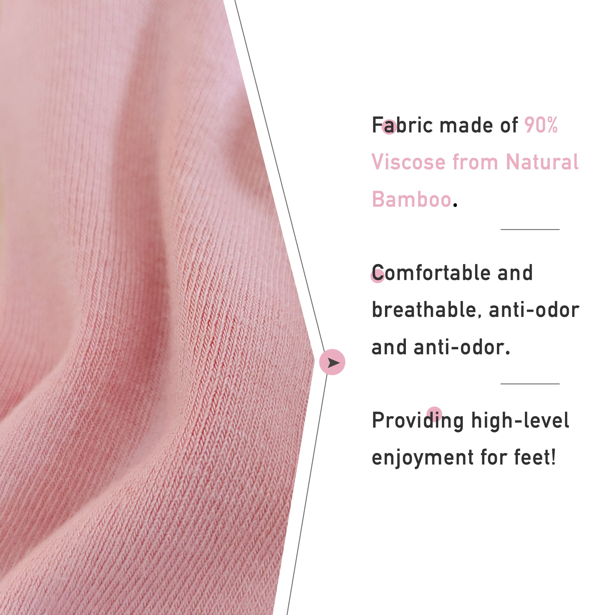 Women's Soft Thin Bamboo Crew Socks, Fit Stretchy Casual, Business, Dress Calf Sock 5 Pairs