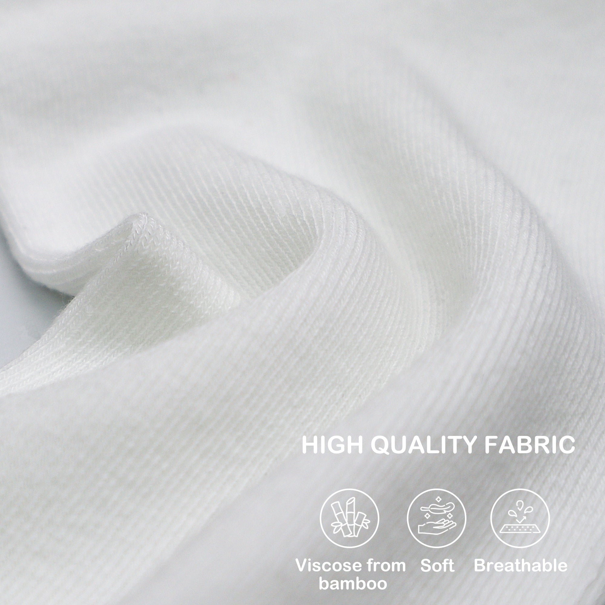 All Cotton Socks (Quarter/Crew, Unisex) Natural Fabric Soft Breathable Organic Cotton Socks