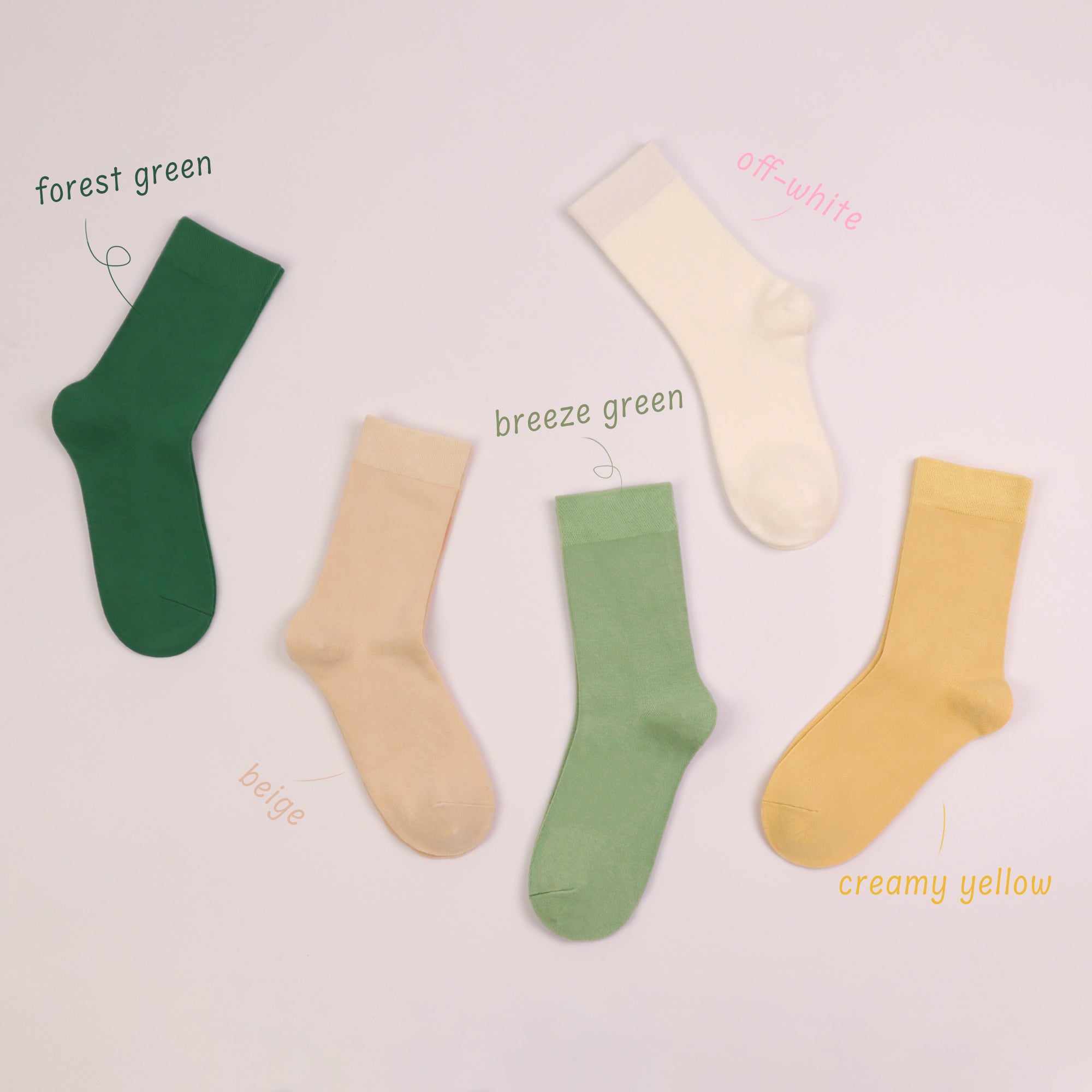 Bamboo Kids Crew Socks School Anti Odor Socks for Boys Girls Uniform Thin Flat Seam Socks 5 Pairs