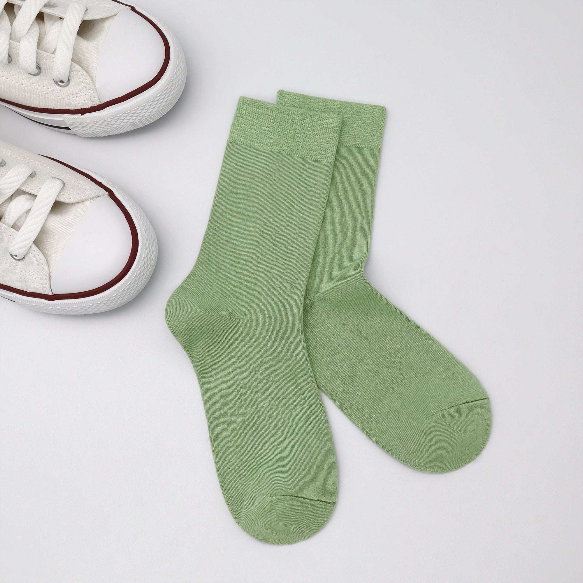 Bamboo Kids Crew Socks School Anti Odor Socks for Boys Girls Uniform Thin Flat Seam Socks 5 Pairs
