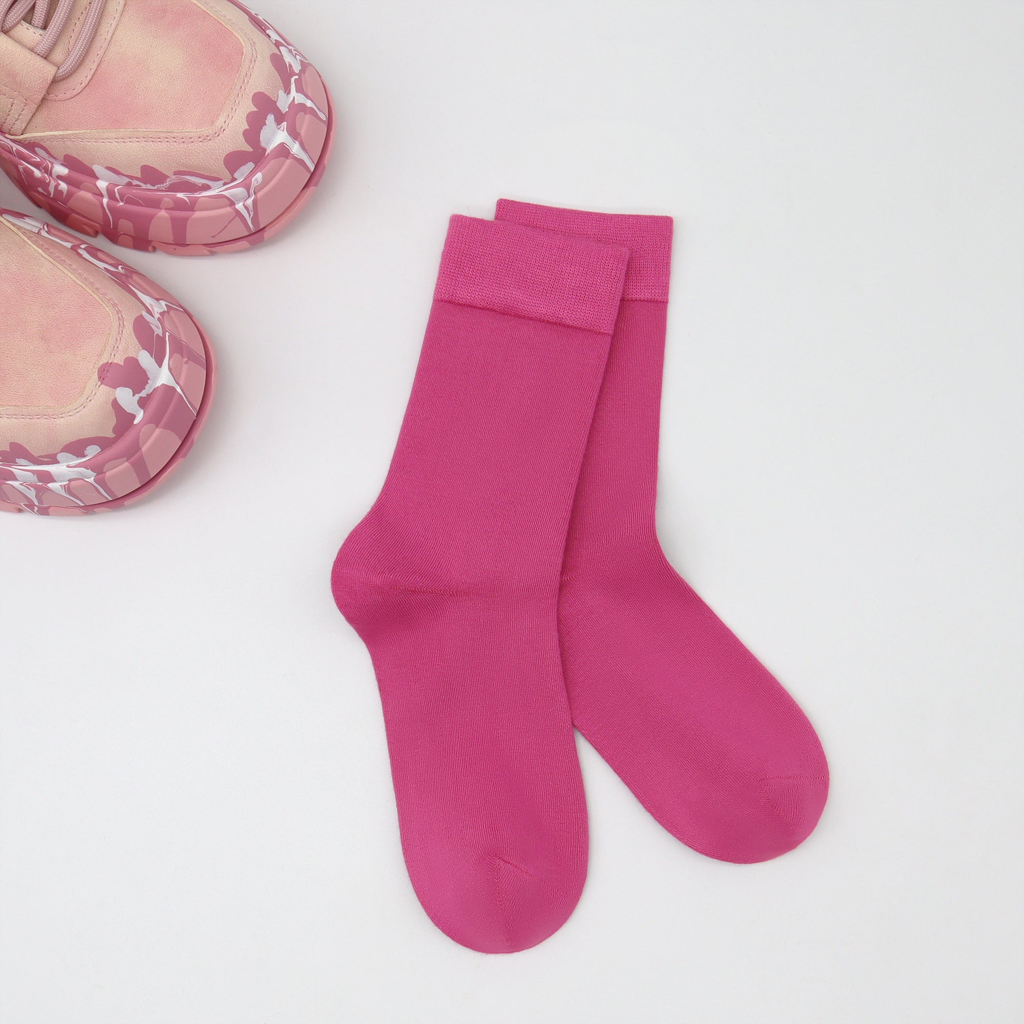 Bamboo Kids Crew Socks School Anti Odor Socks for Boys Girls Uniform Thin Flat Seam Socks 5 Pairs