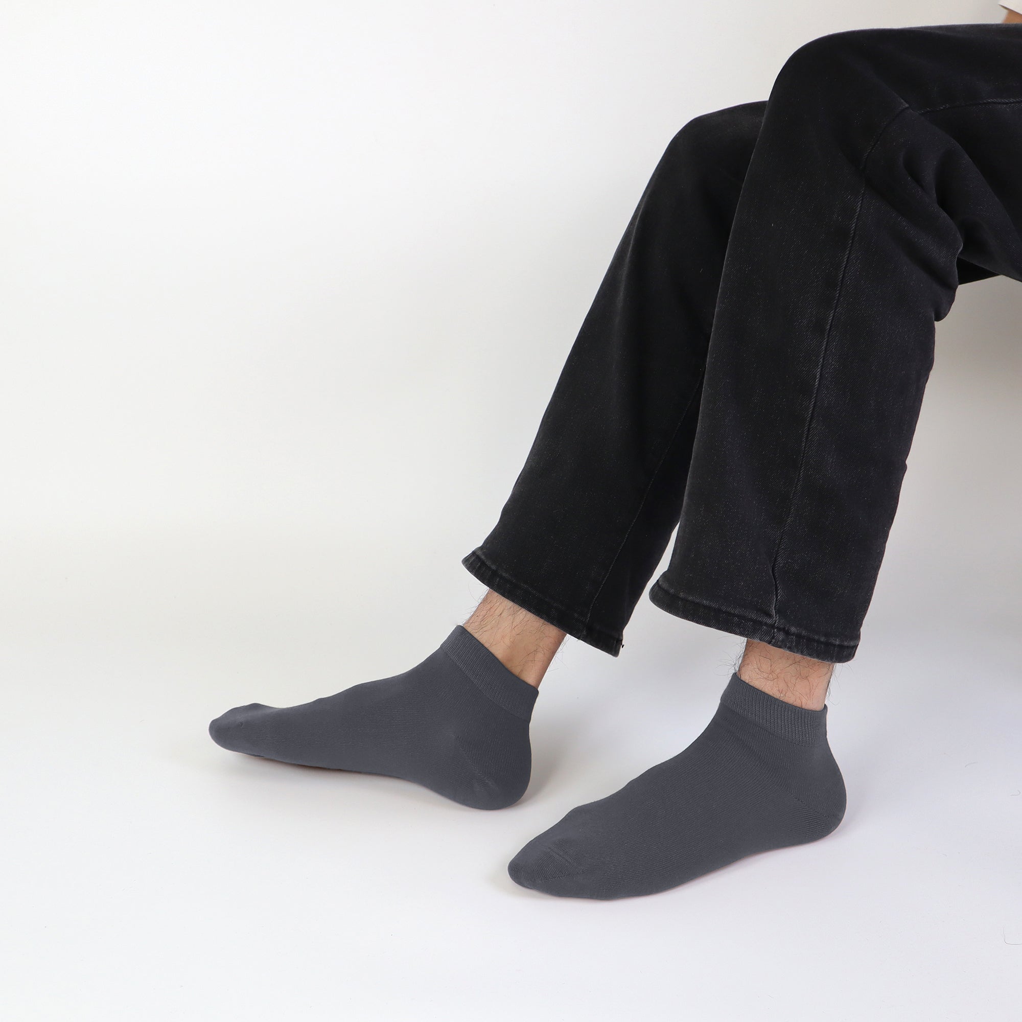 Bamboo Ankle Socks Men Ankle length athletic sock Comfort Cool softy Low Cut Sock
