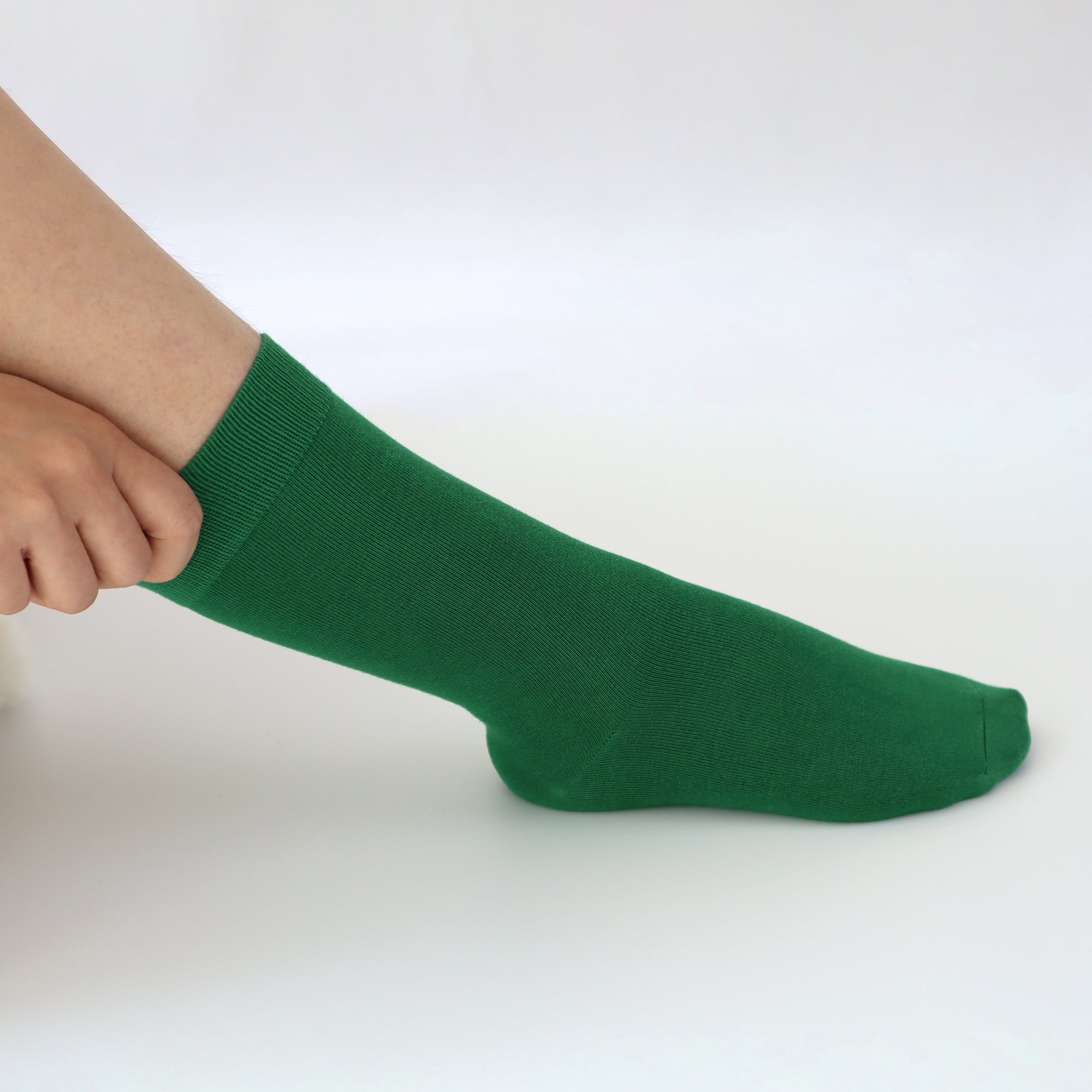 Women's Soft Thin Bamboo Crew Socks, Fit Stretchy Casual, Business, Dress Calf Sock 5 Pairs
